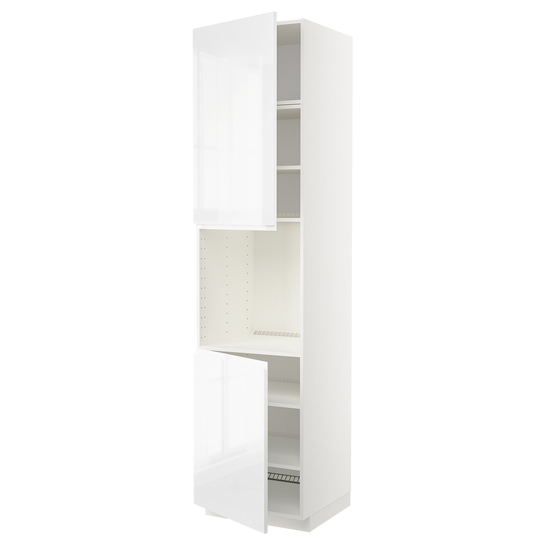 METOD, high cabinet for oven with 2 doors/shelves, 60x60x240 cm, 994.635.29