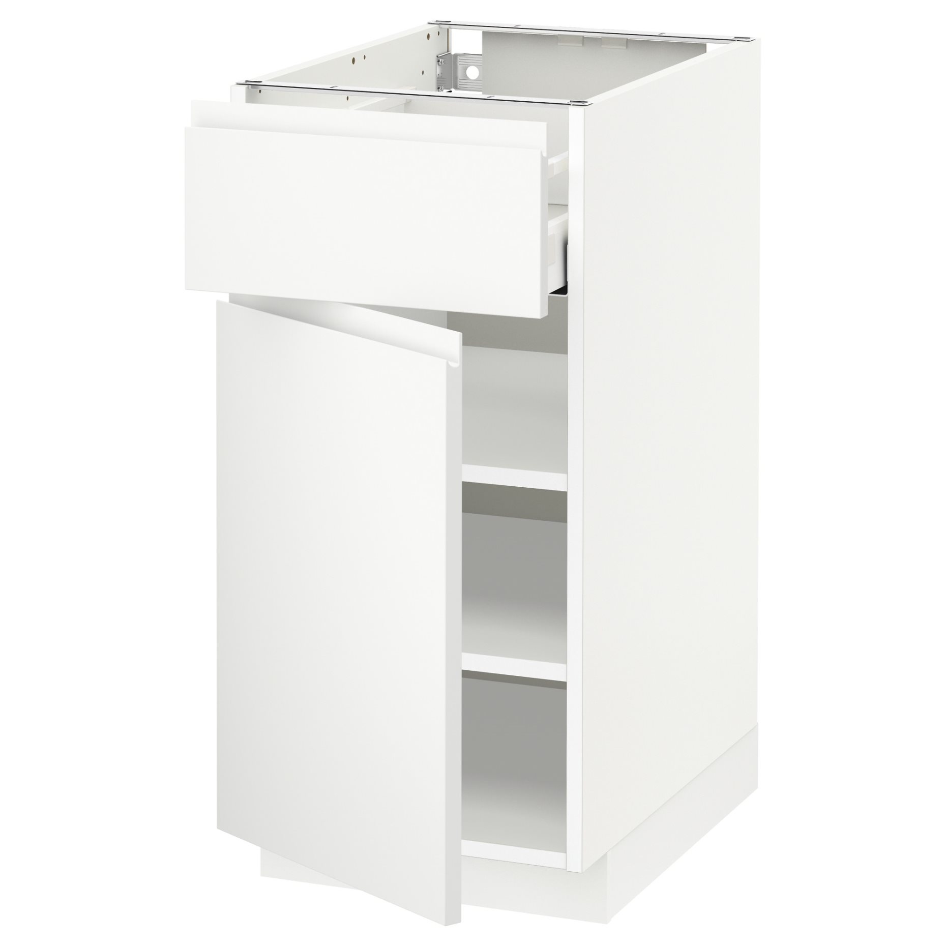 METOD, base cabinet with drawer/door, 40x60 cm, 994.689.99