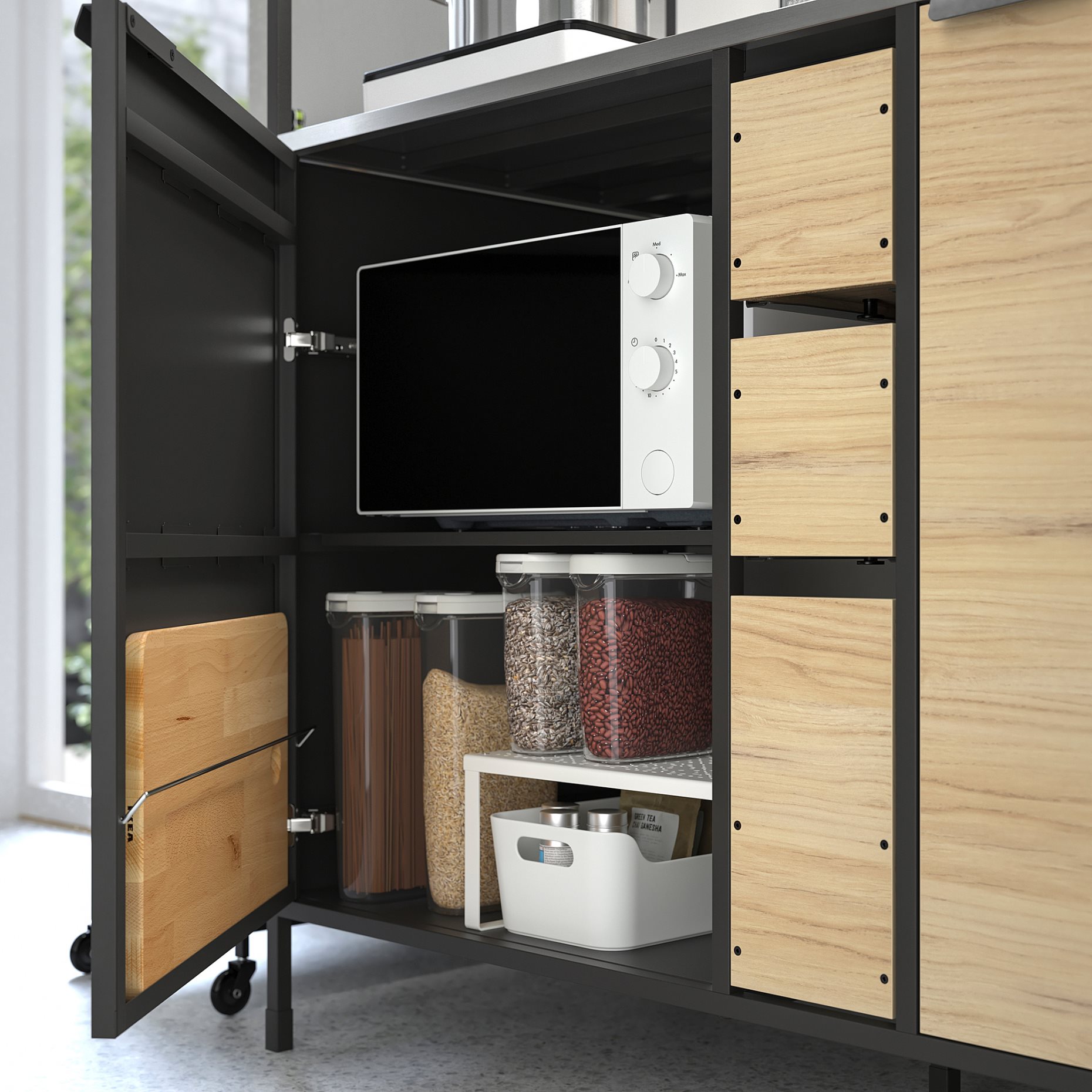 ÄSPINGE, kitchenette, 120x60x202 cm, 994.781.68