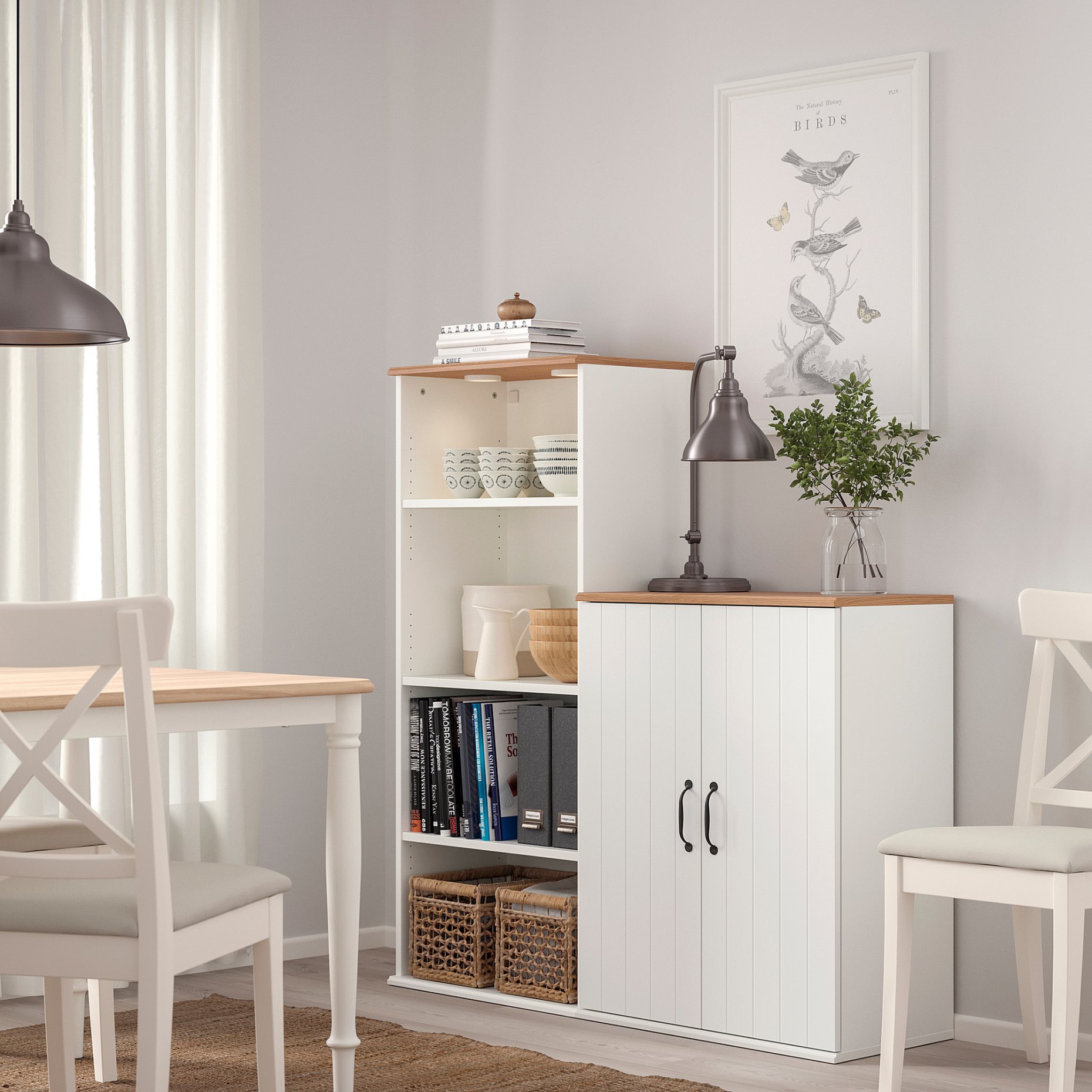 SKRUVBY, storage combination, 130x140 cm, 994.947.24