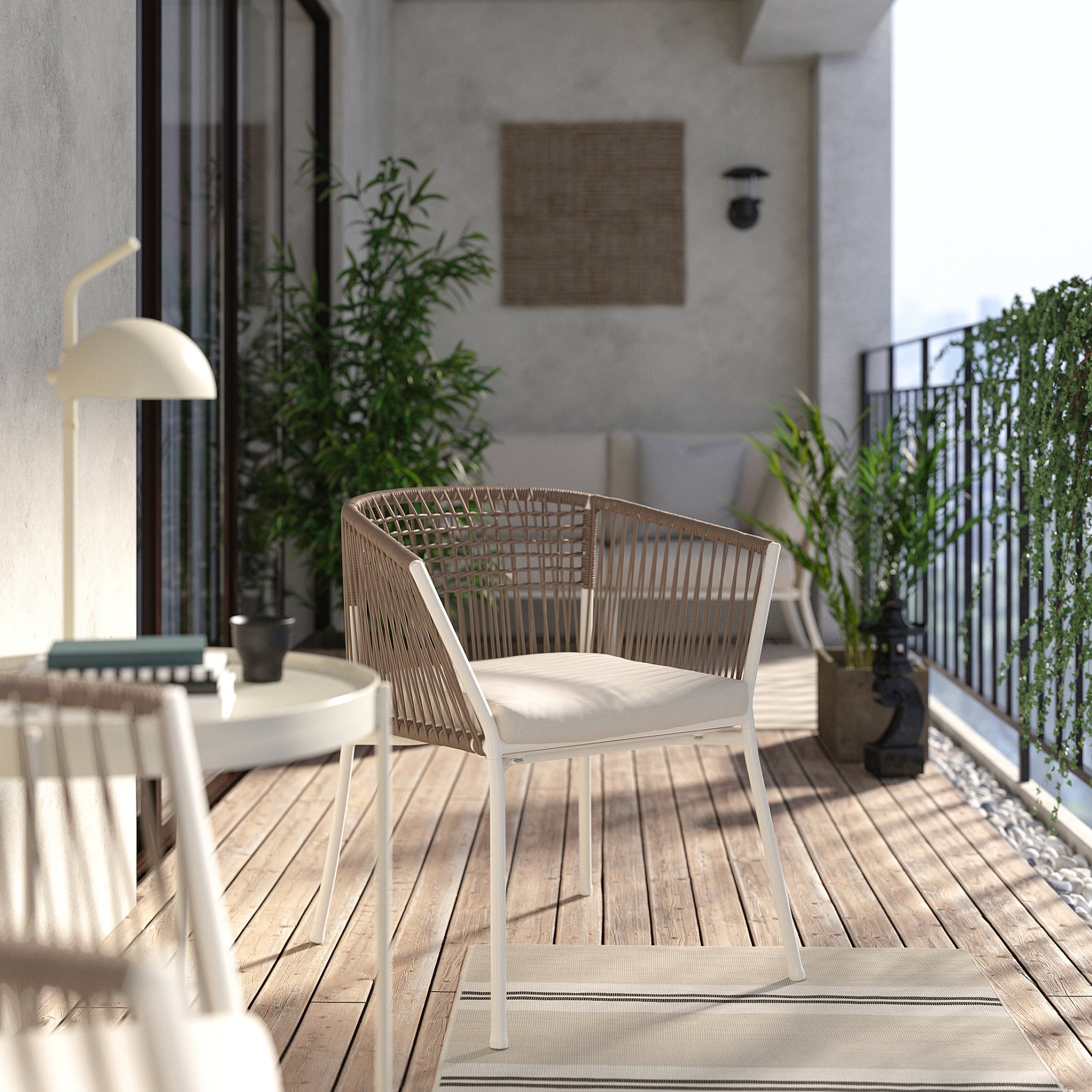 SEGERÖN, chair with armrests, outdoor, 994.948.42