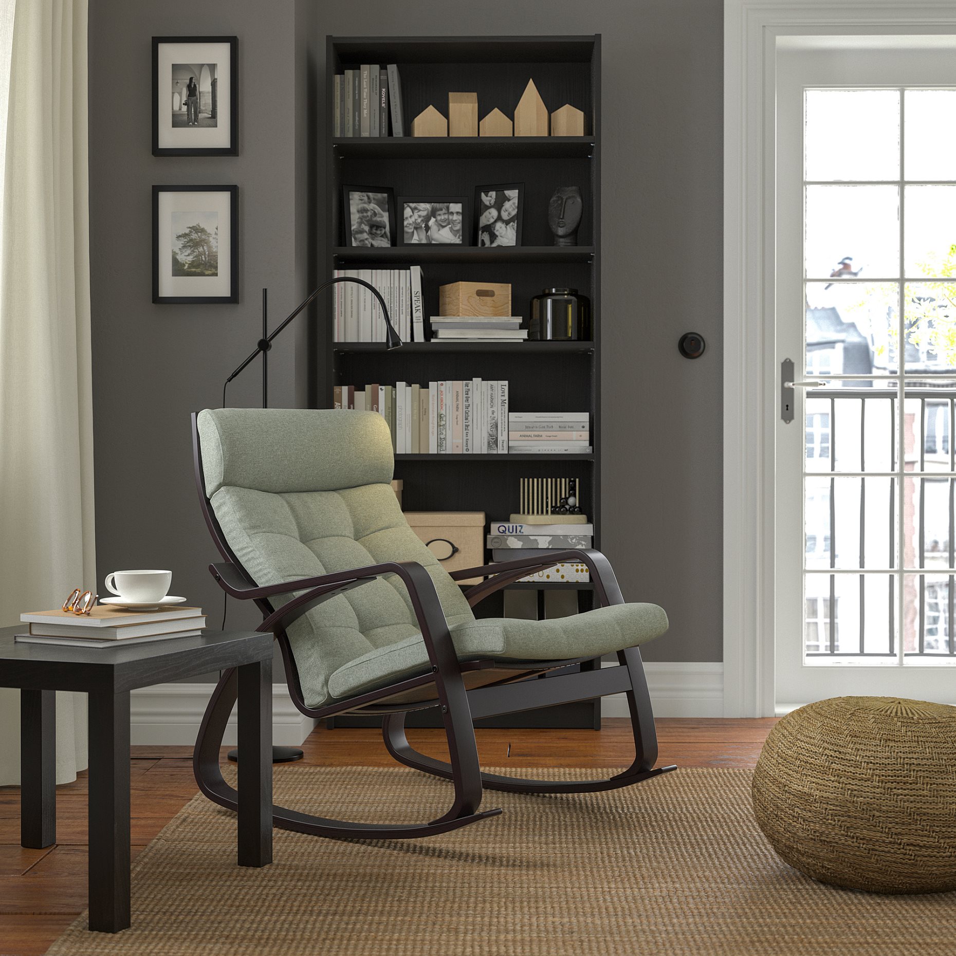 POÄNG, κουνιστή πολυθρόνα, 995.019.70