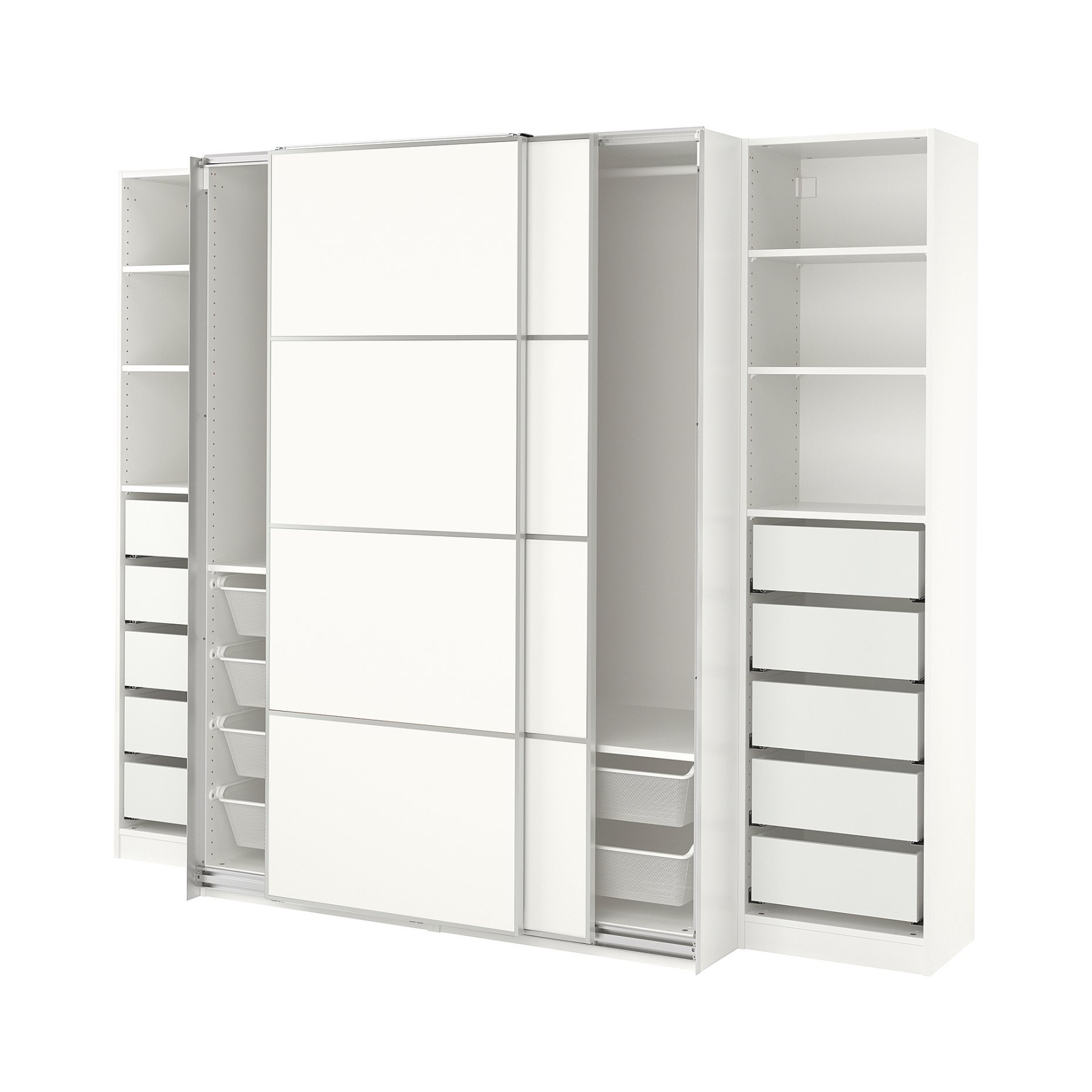 PAX/MEHAMN, wardrobe combination, 250x66x201 cm, 995.023.52