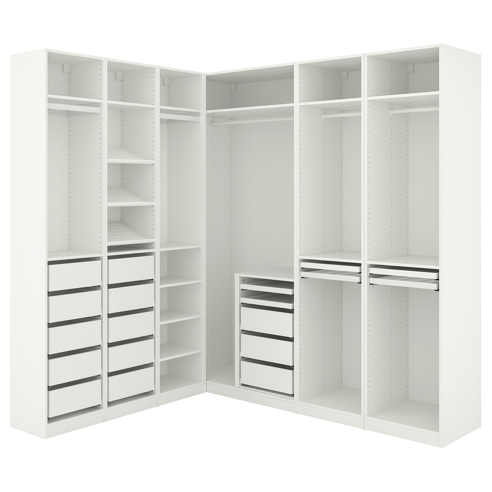 PAX, corner wardrobe, 211/213x236 cm, 995.031.39