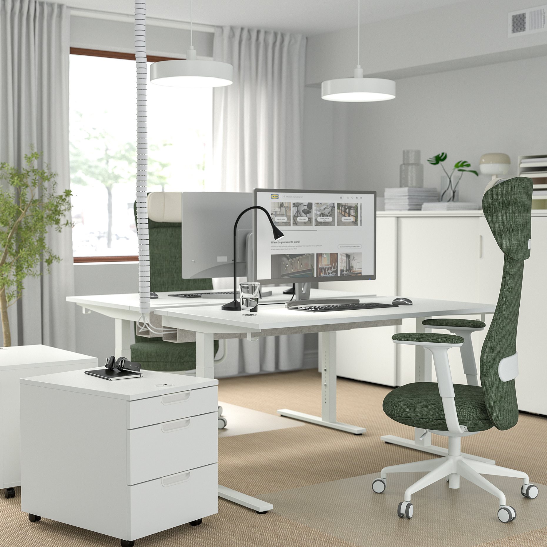MITTZON, desk, 140x60 cm, 995.139.54