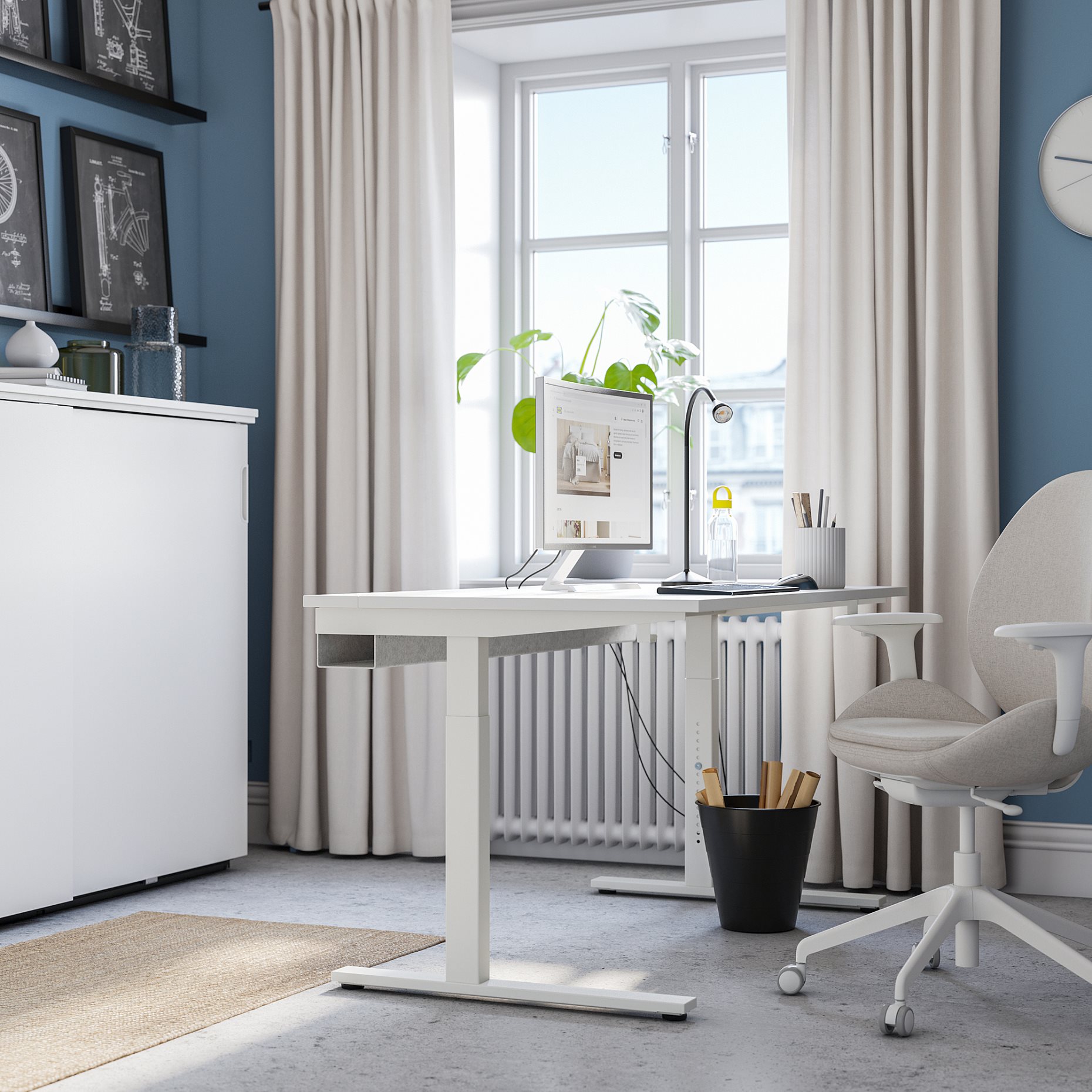 MITTZON, desk, 140x60 cm, 995.139.54
