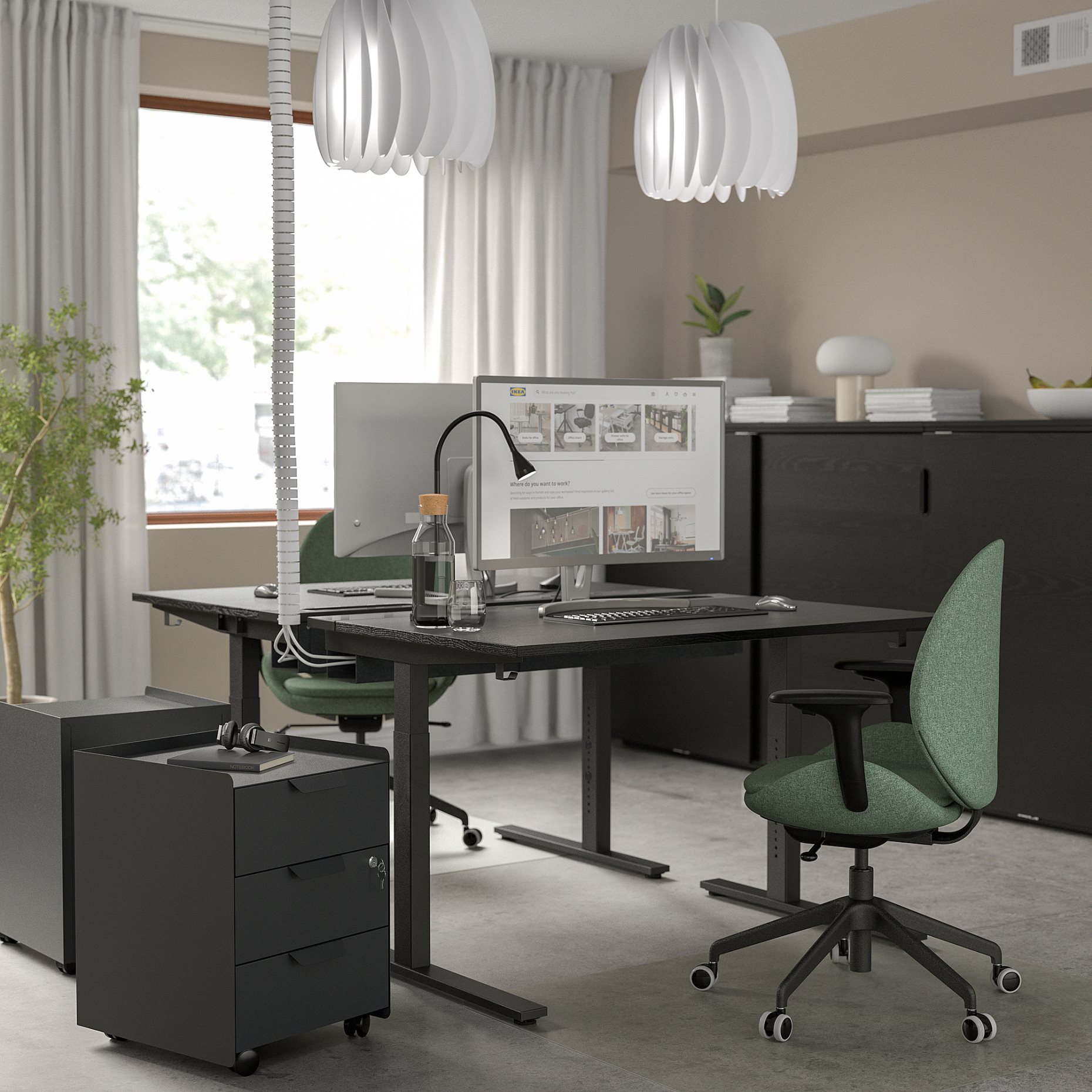 MITTZON, desk, 120x80 cm, 995.260.70