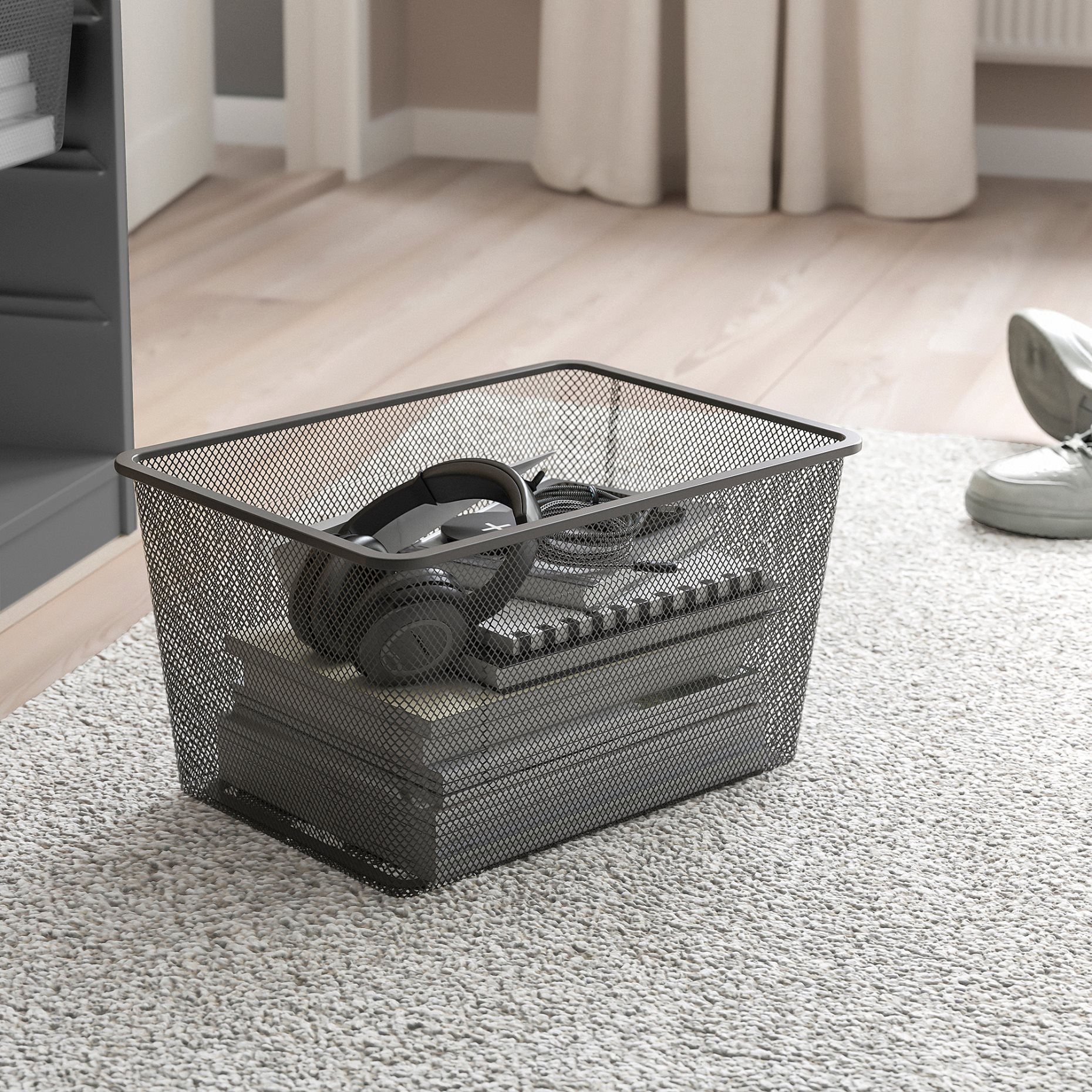 TROFAST, storage combination with boxes, 99x44x94 cm, 995.268.57