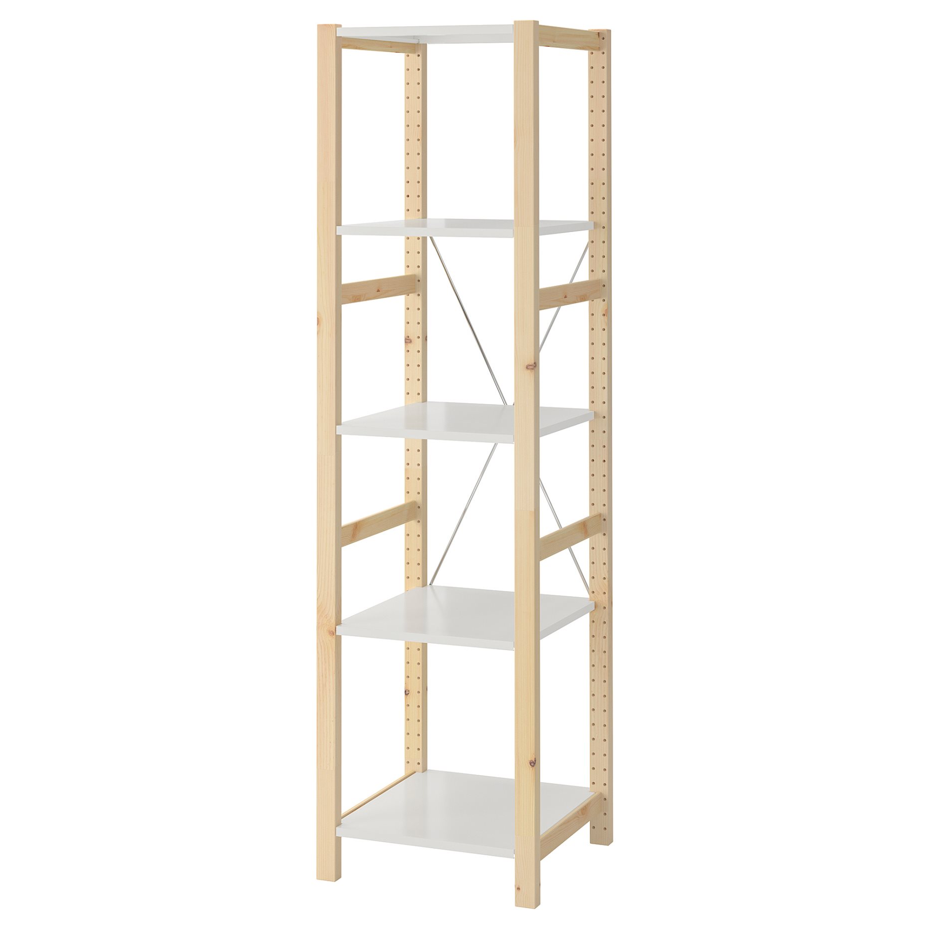 IVAR, shelving unit, 48x50x179 cm, 995.535.01