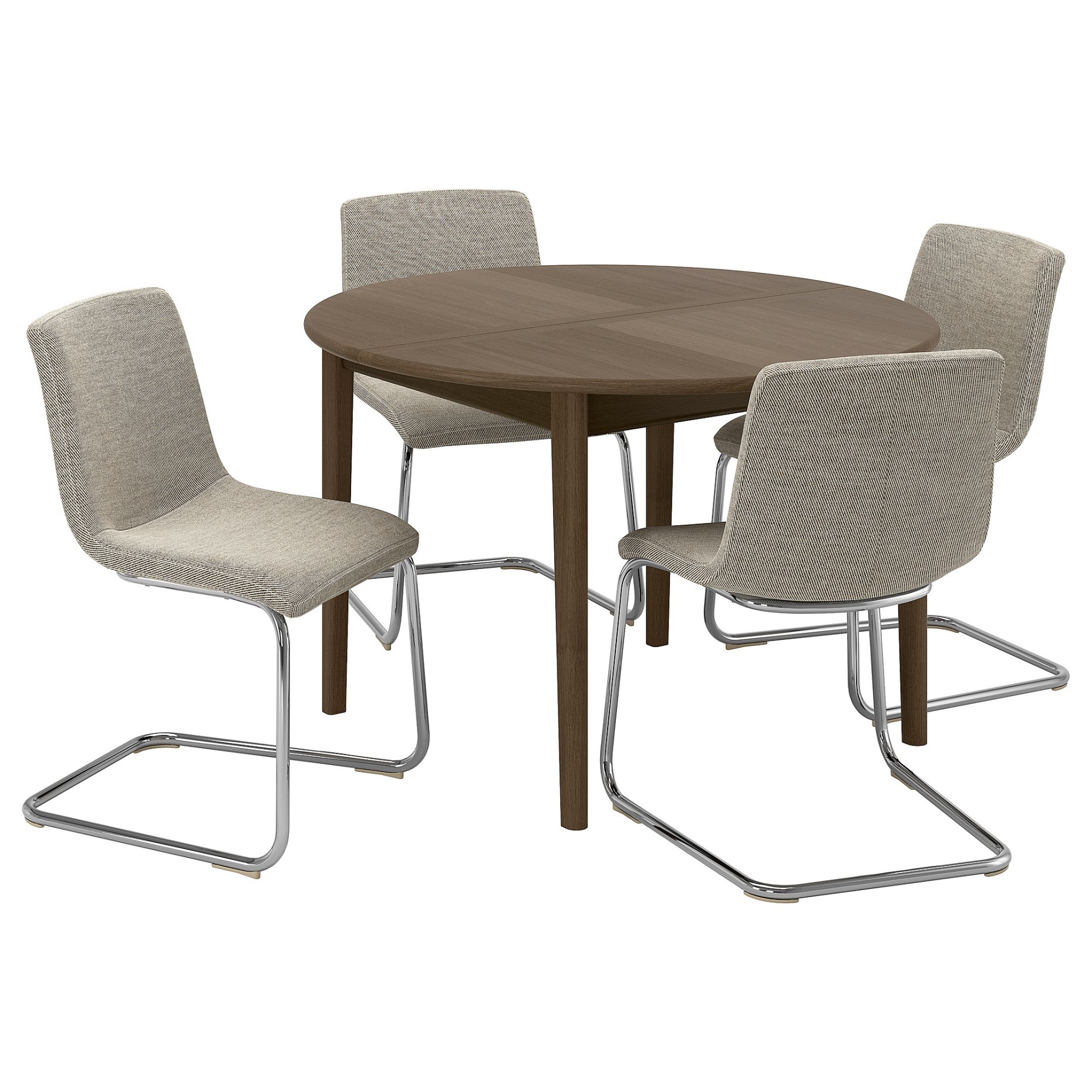SKANSNAS/LUST, table and 4 chairs, 115/170 cm, 995.616.38