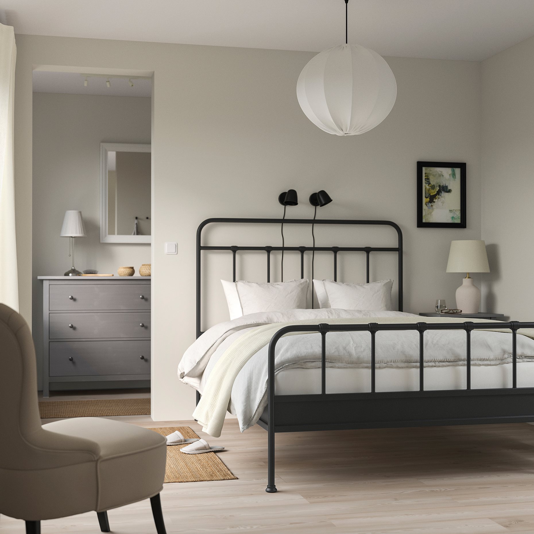 STJARNO, bed frame, 140x200 cm, 995.633.93