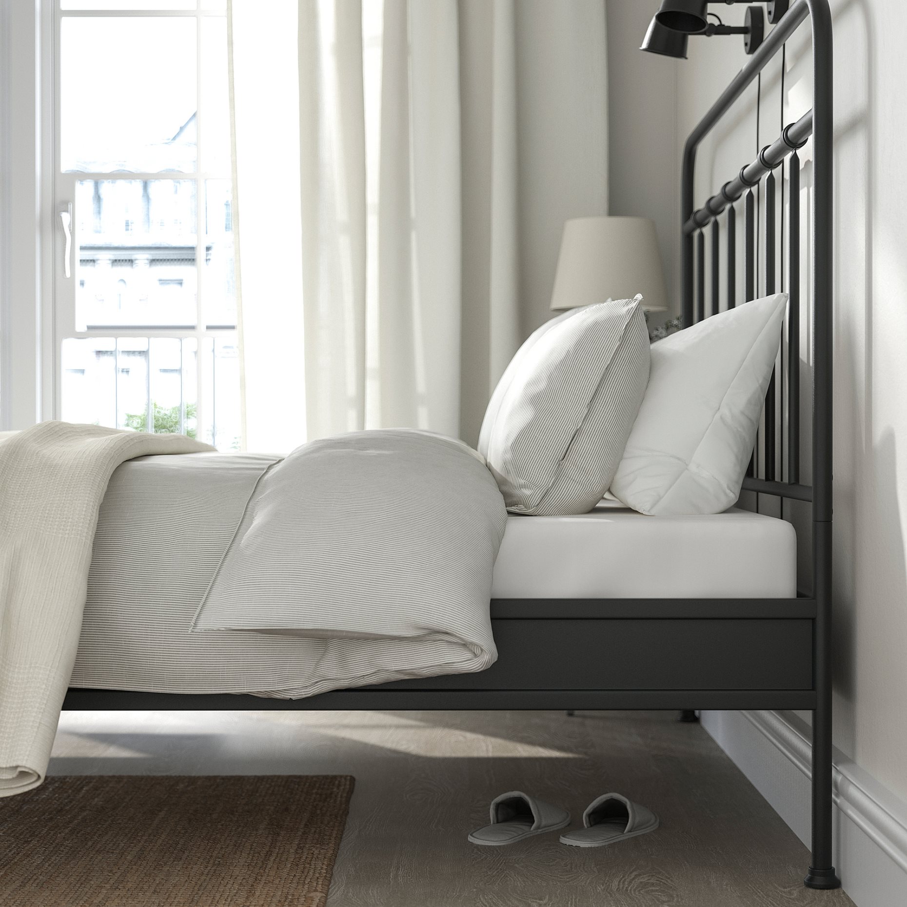 STJARNO, bed frame, 140x200 cm, 995.633.93