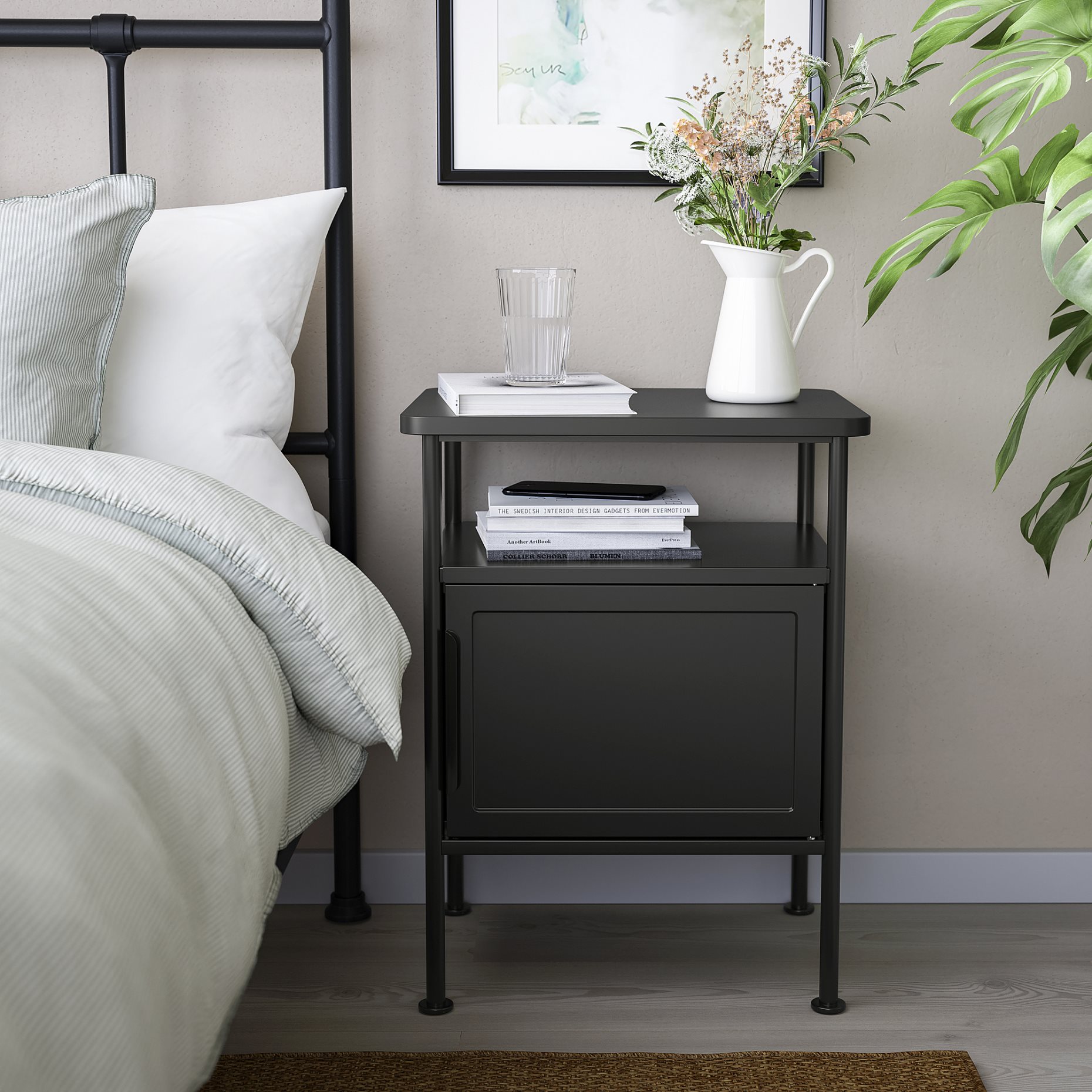 STJÄRNÖ/GRÅFJÄL, bedroom furniture set of 3, 160x200 cm, 995.776.39