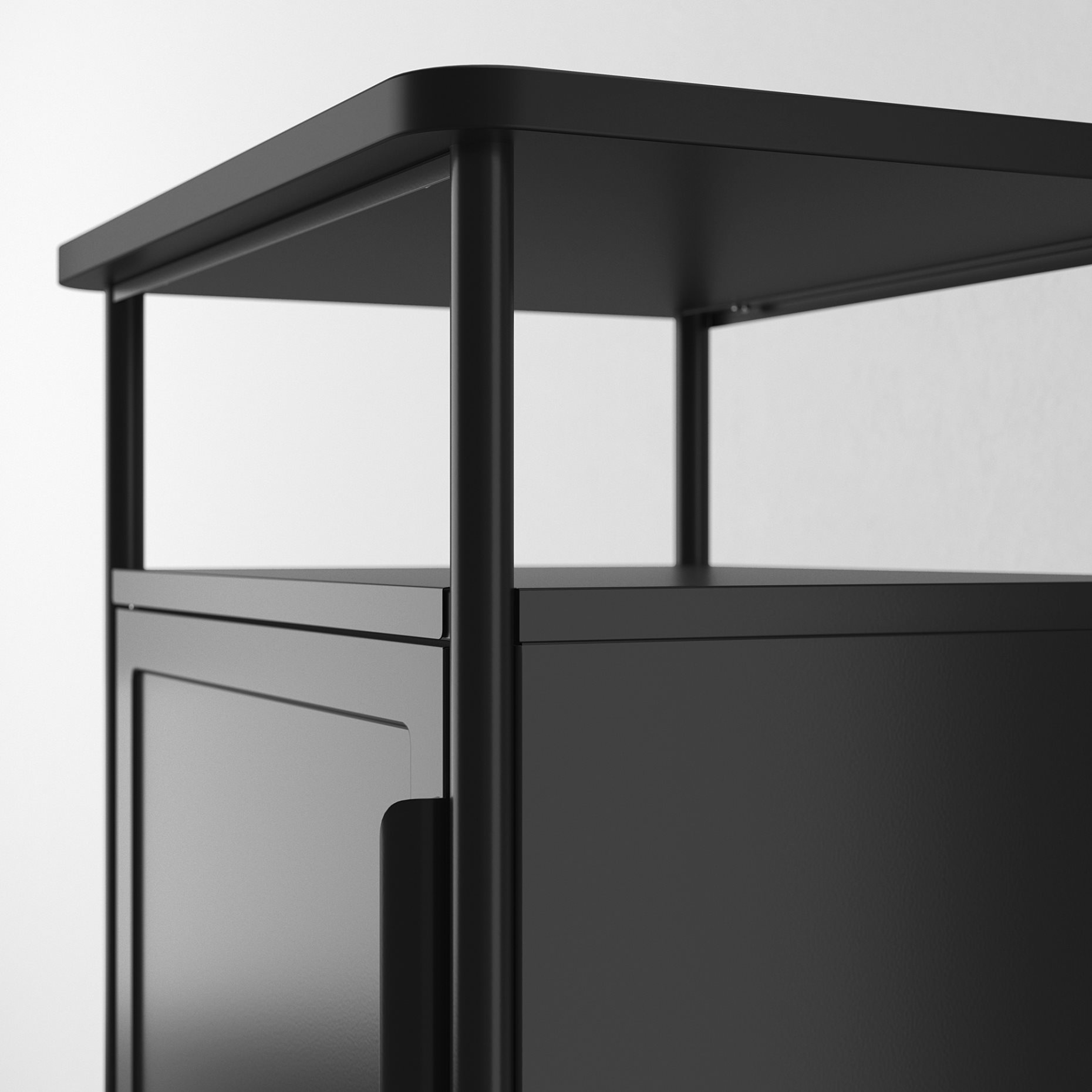STJÄRNÖ/GRÅFJÄL, bedroom furniture set of 3, 160x200 cm, 995.776.39