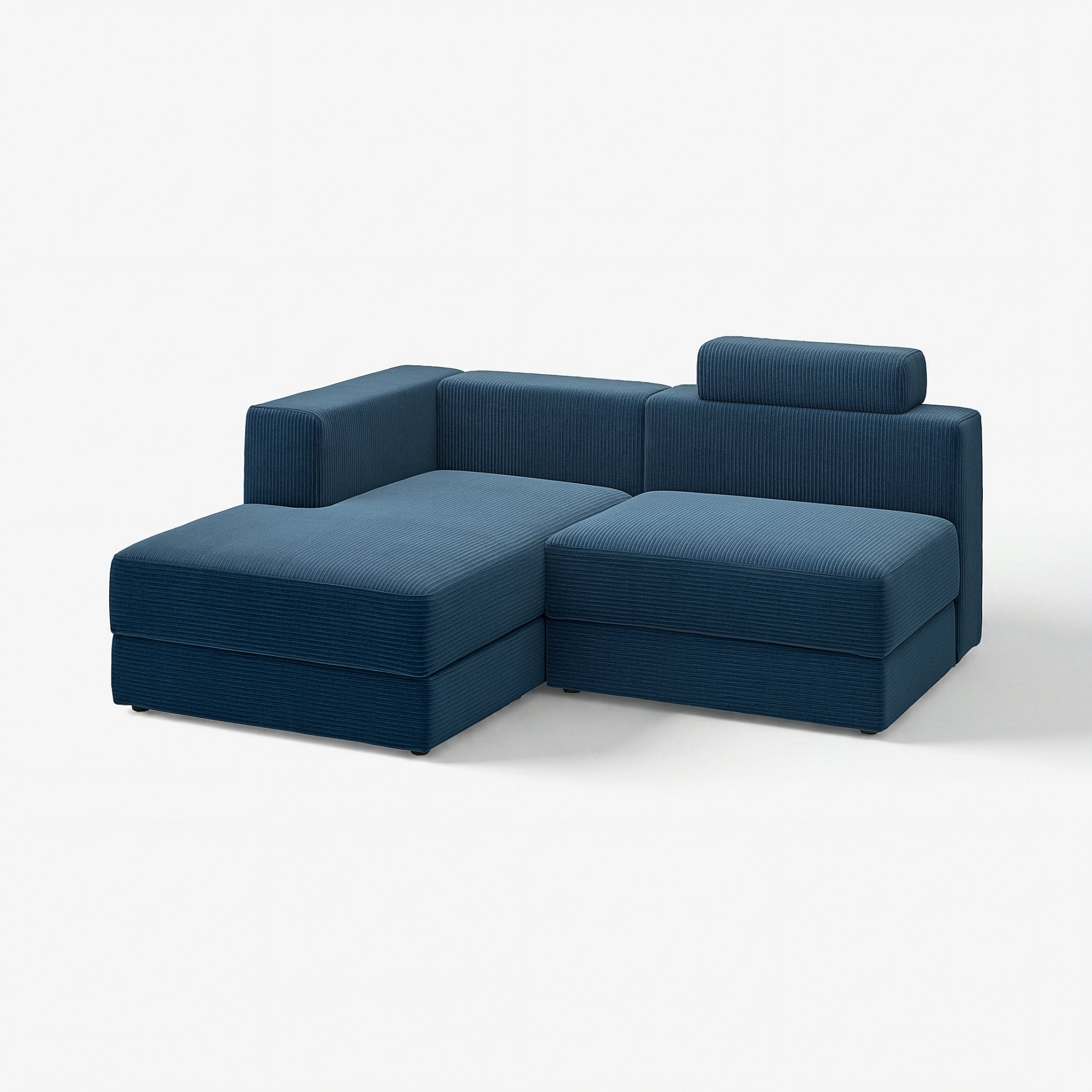 JÄTTEBO, 2,5-seat modular sofa with chaise longue/left with headrest, 996.076.36