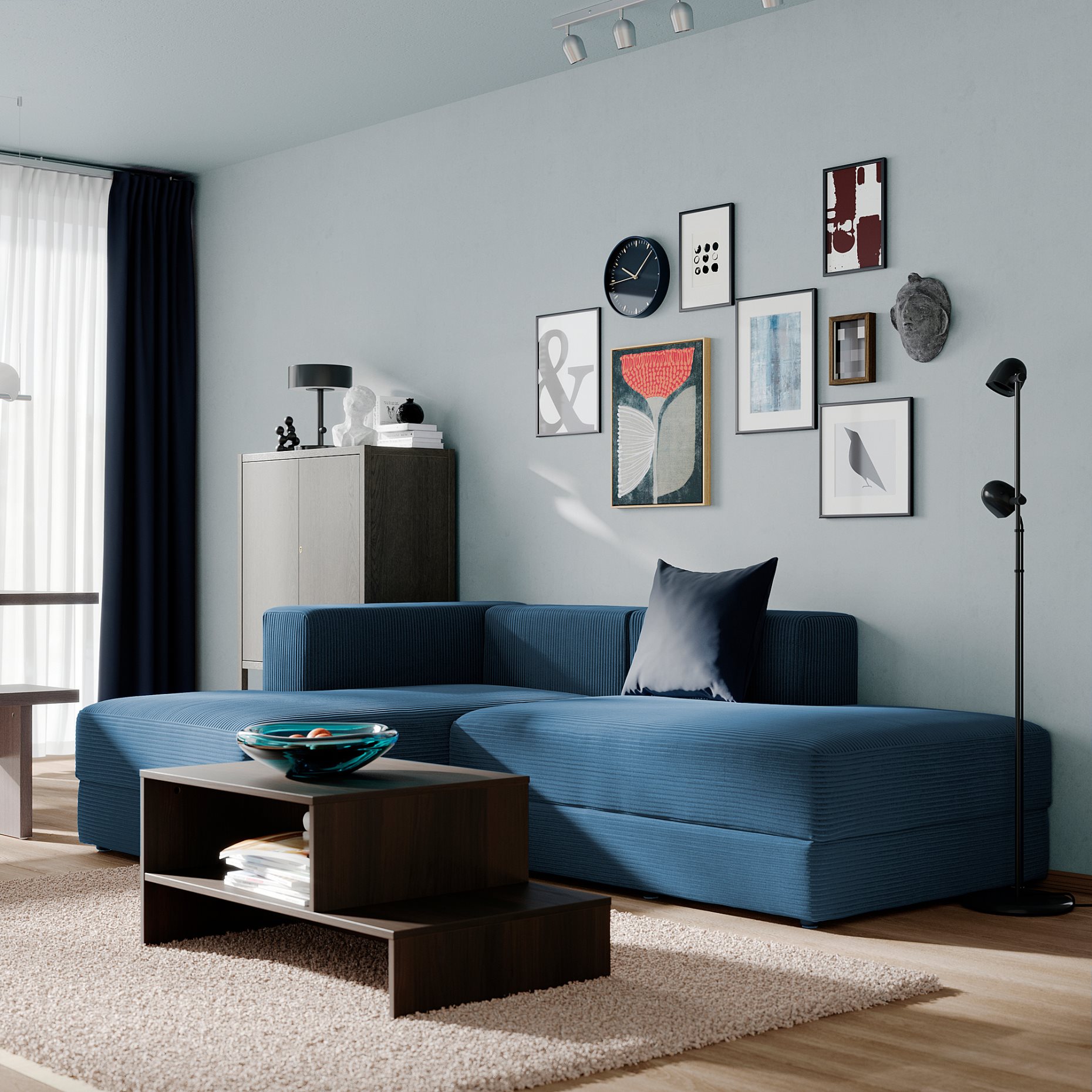 JÄTTEBO, chaise longue modules, 996.077.35