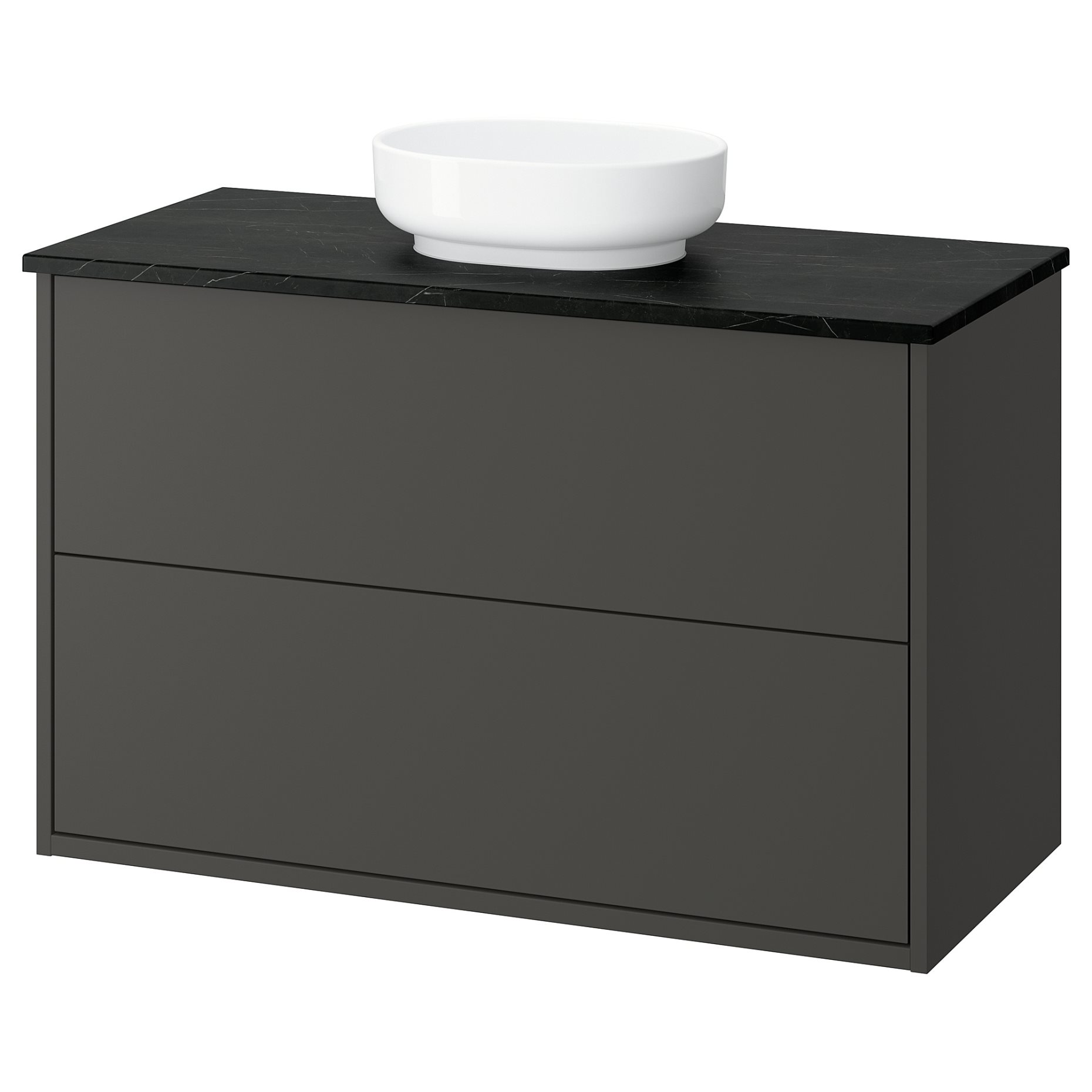 HAVBÄCK/VINDEL, wash-stand with drawers/wash-basin, 102x49x77 cm, 996.224.63
