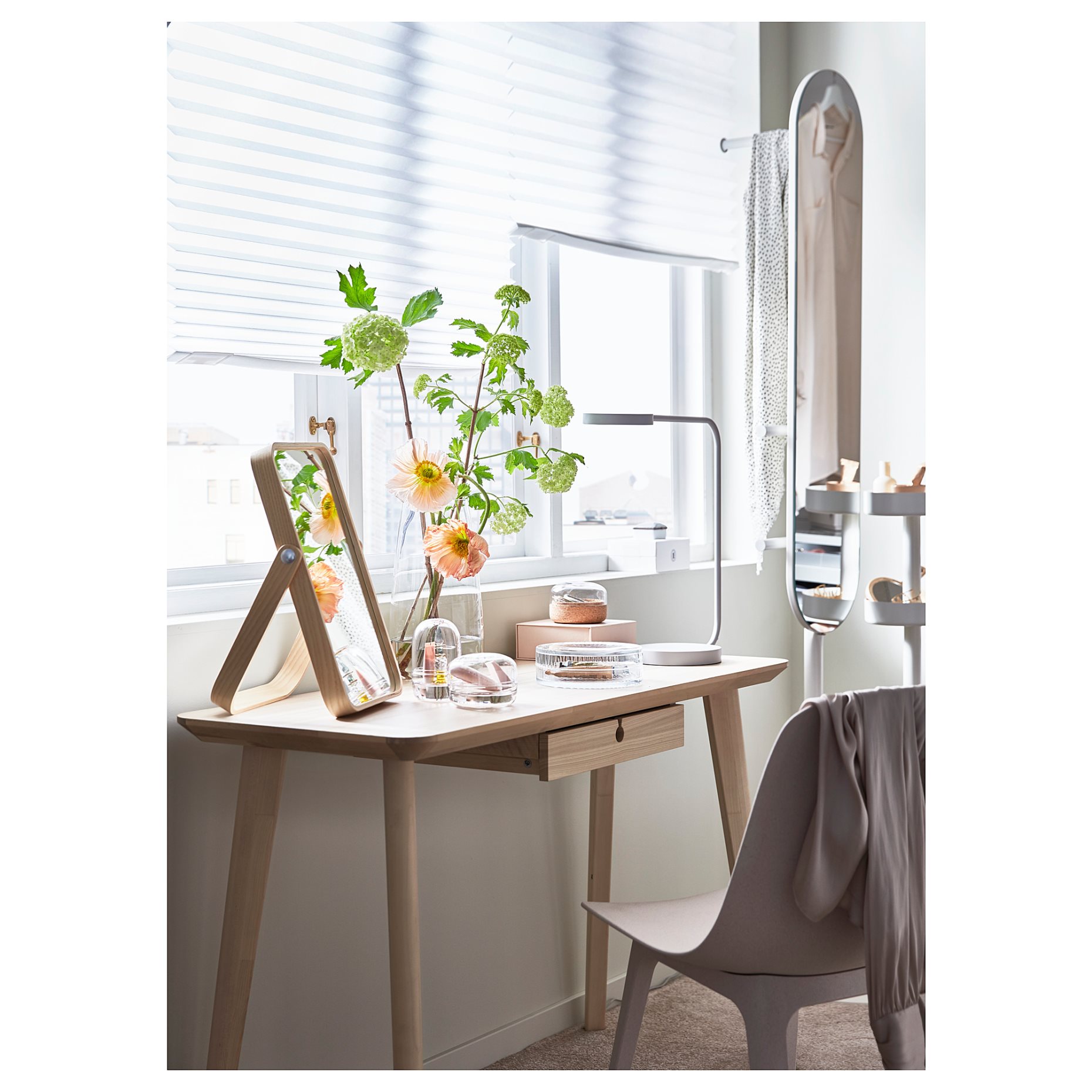 IKORNNES, table mirror, 27x40 cm, 003.069.20