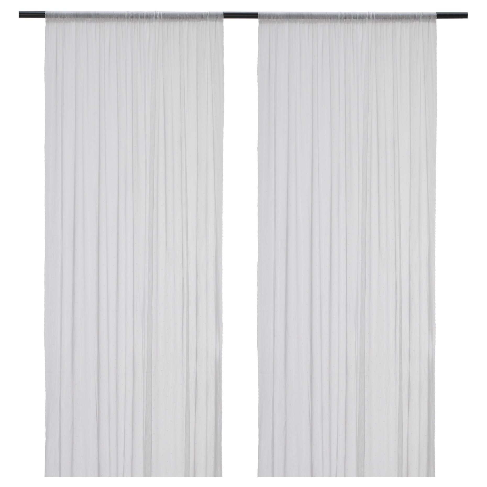 HILDRUN, sheer curtains, 1 pair, 003.865.49