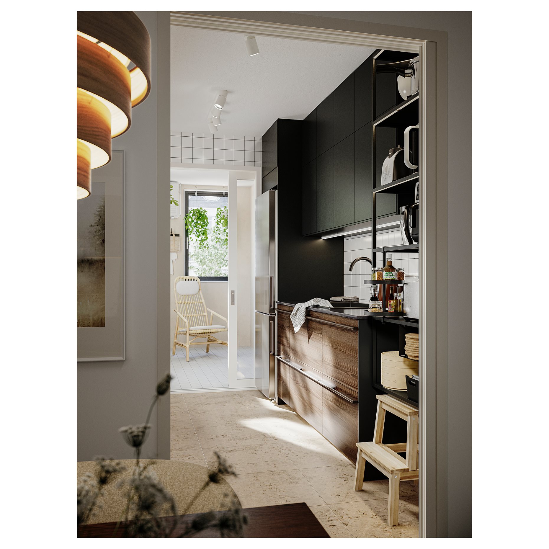 NYMÅNE, φωτιστικό οροφής, 1 σποτ, 004.247.87