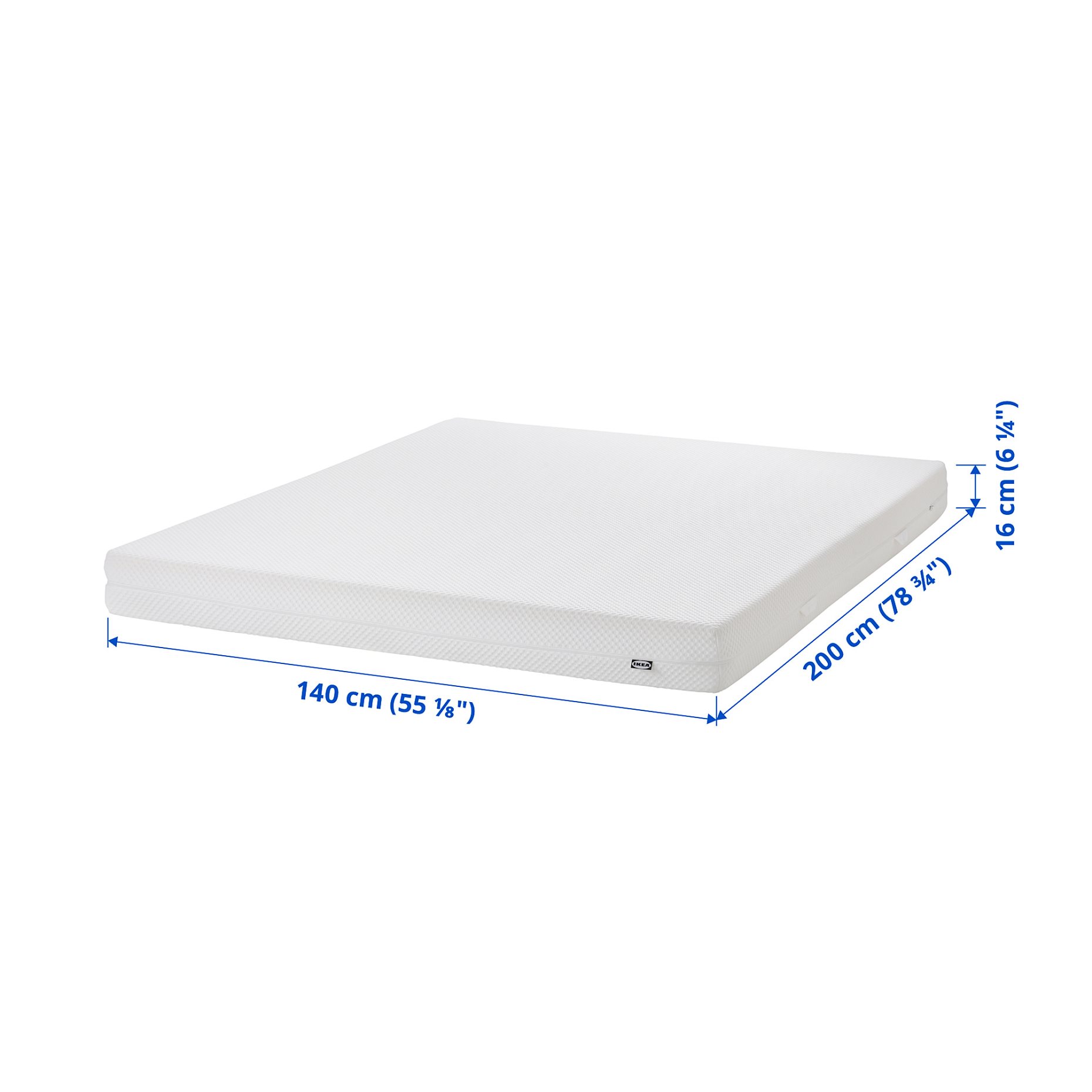 ÅBYGDA, foam mattress firm, 140x200 cm, 004.814.62