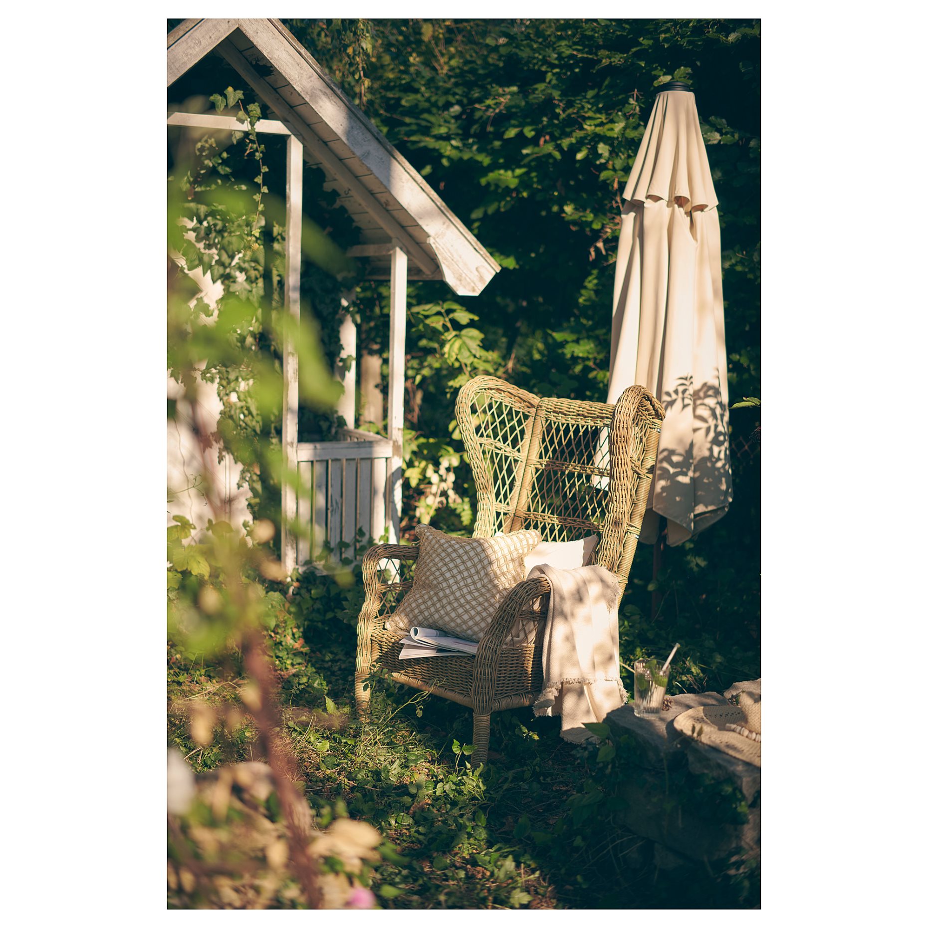 RISHOLMEN, wing chair, in/outdoor, 005.037.94