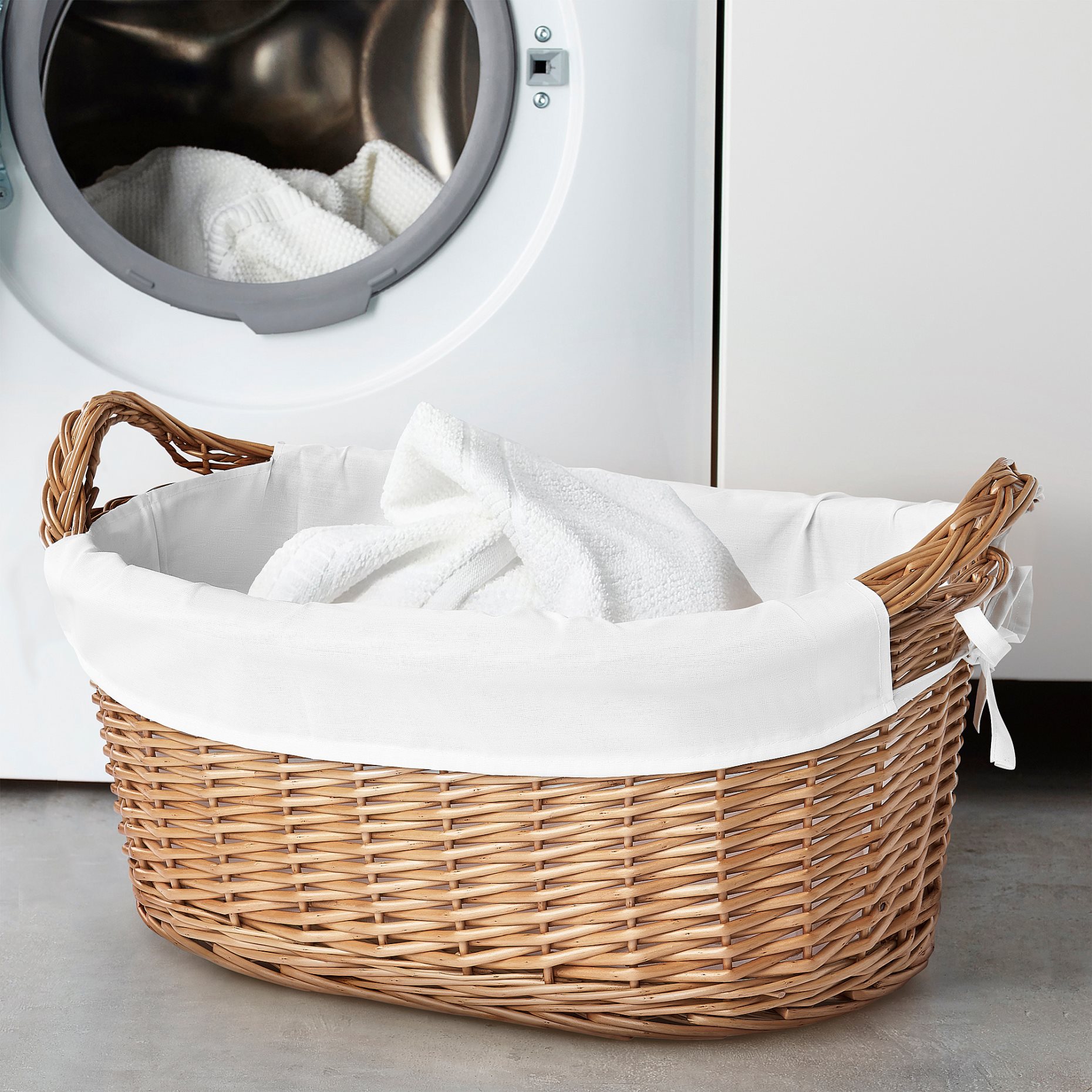 TOLKNING, laundry basket/handmade, 40 l, 005.126.18