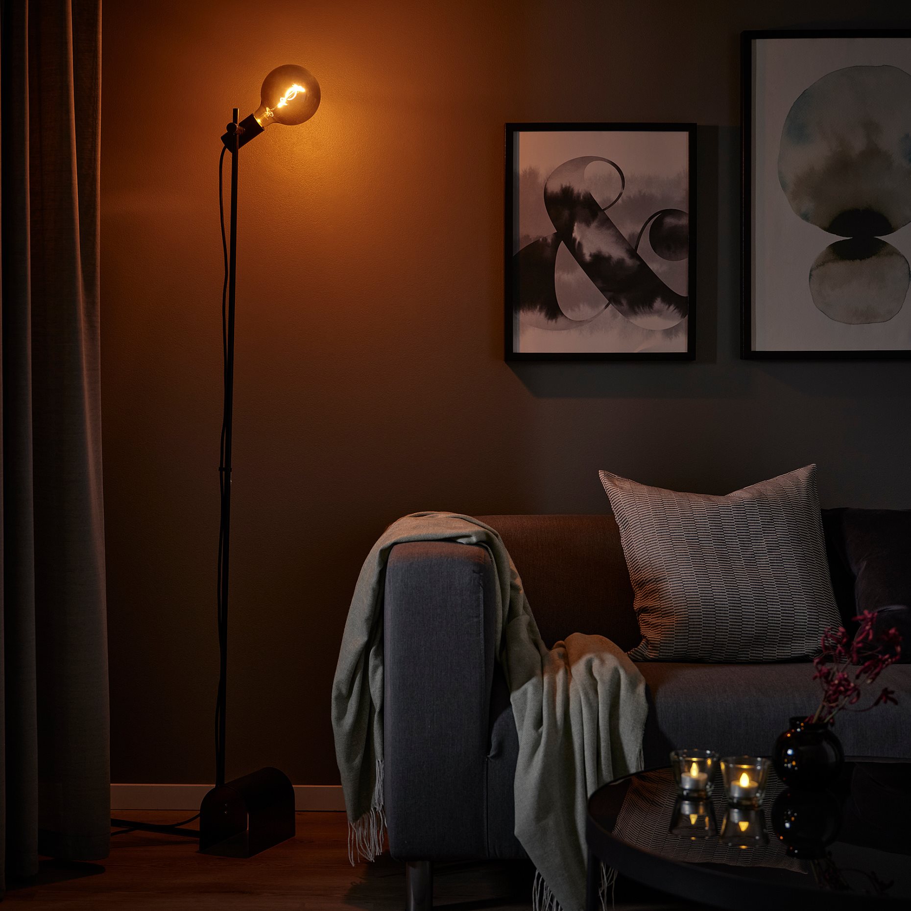 HÅRSLINGA, floor lamp, 005.564.95
