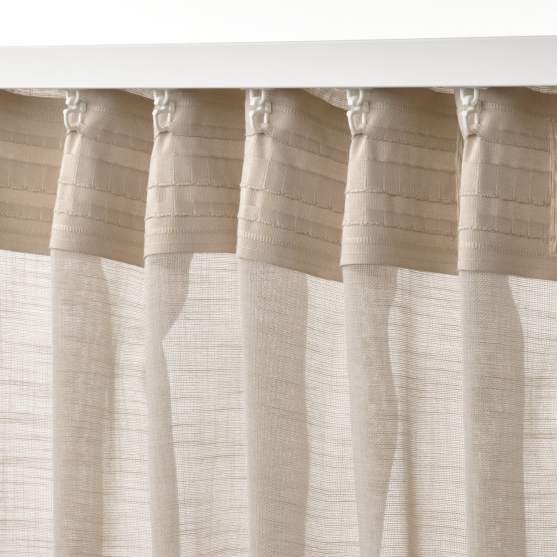 HALLEBRACKA, διαφανής κουρτίνα, 2 τεμ. 145x300 cm, 005.568.48
