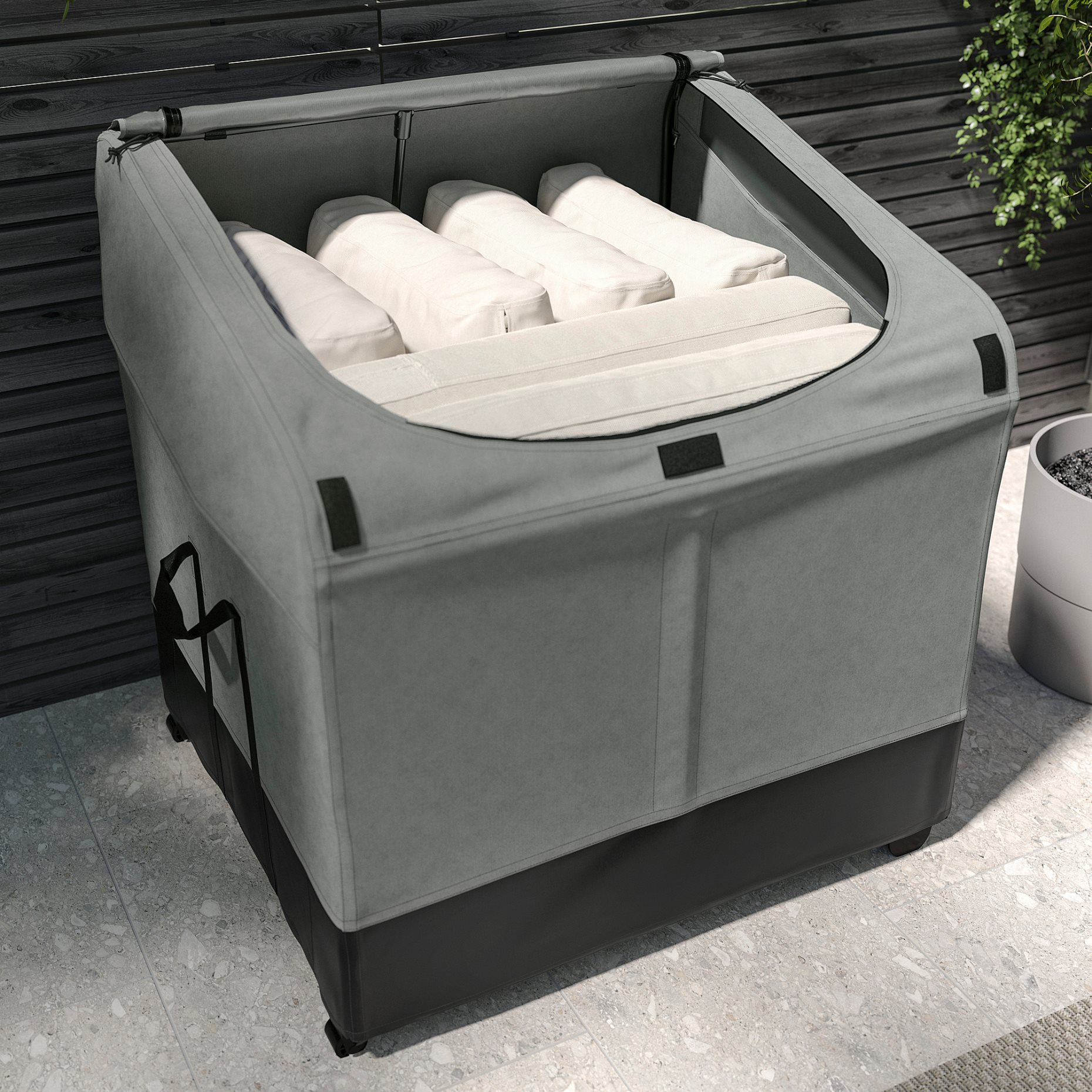 VATTERSO, storage box/outdoor, 78x72x79 cm, 005.629.05