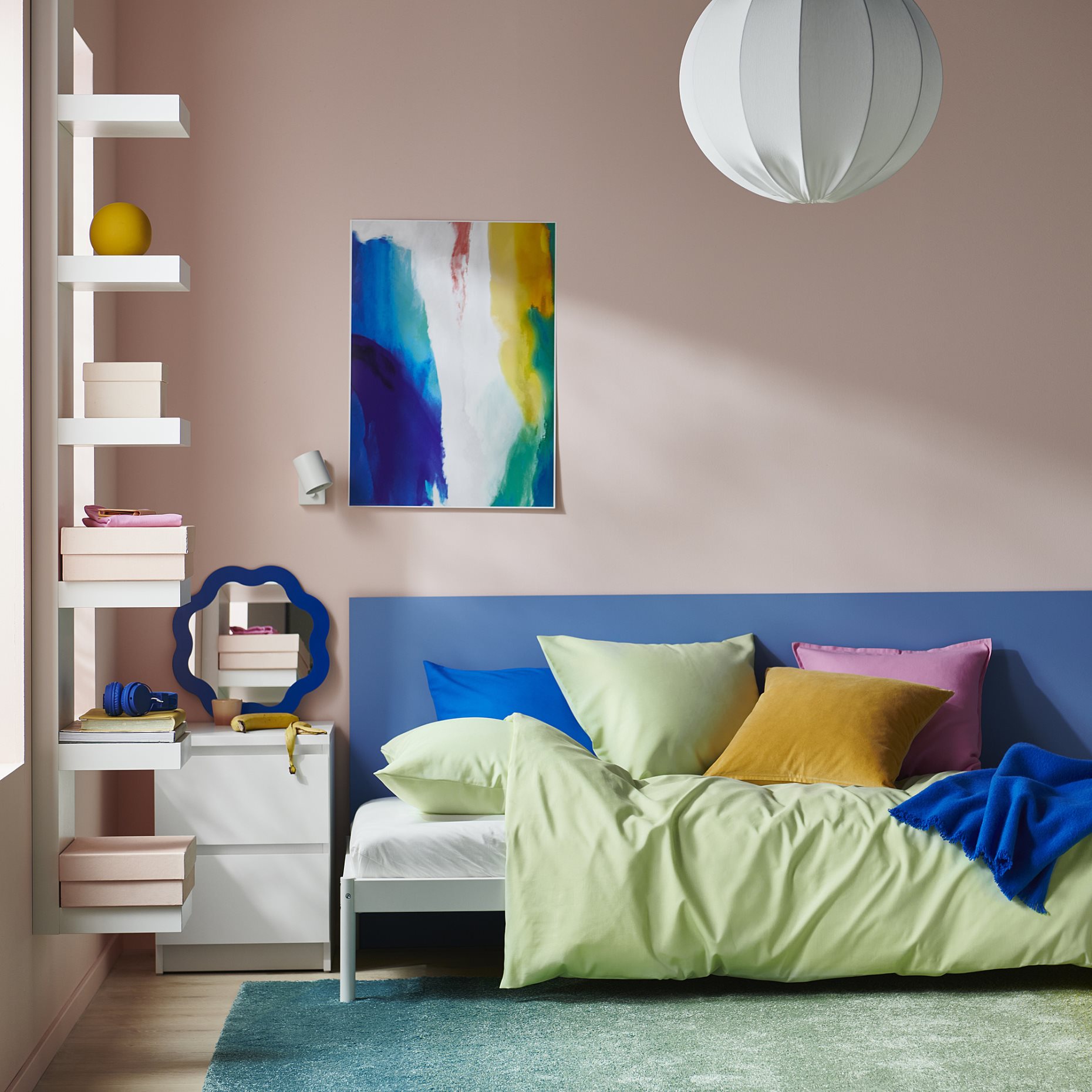 PILTANDVINGE, duvet cover and 2 pillowcases, 240x220/50x60 cm, 005.791.14
