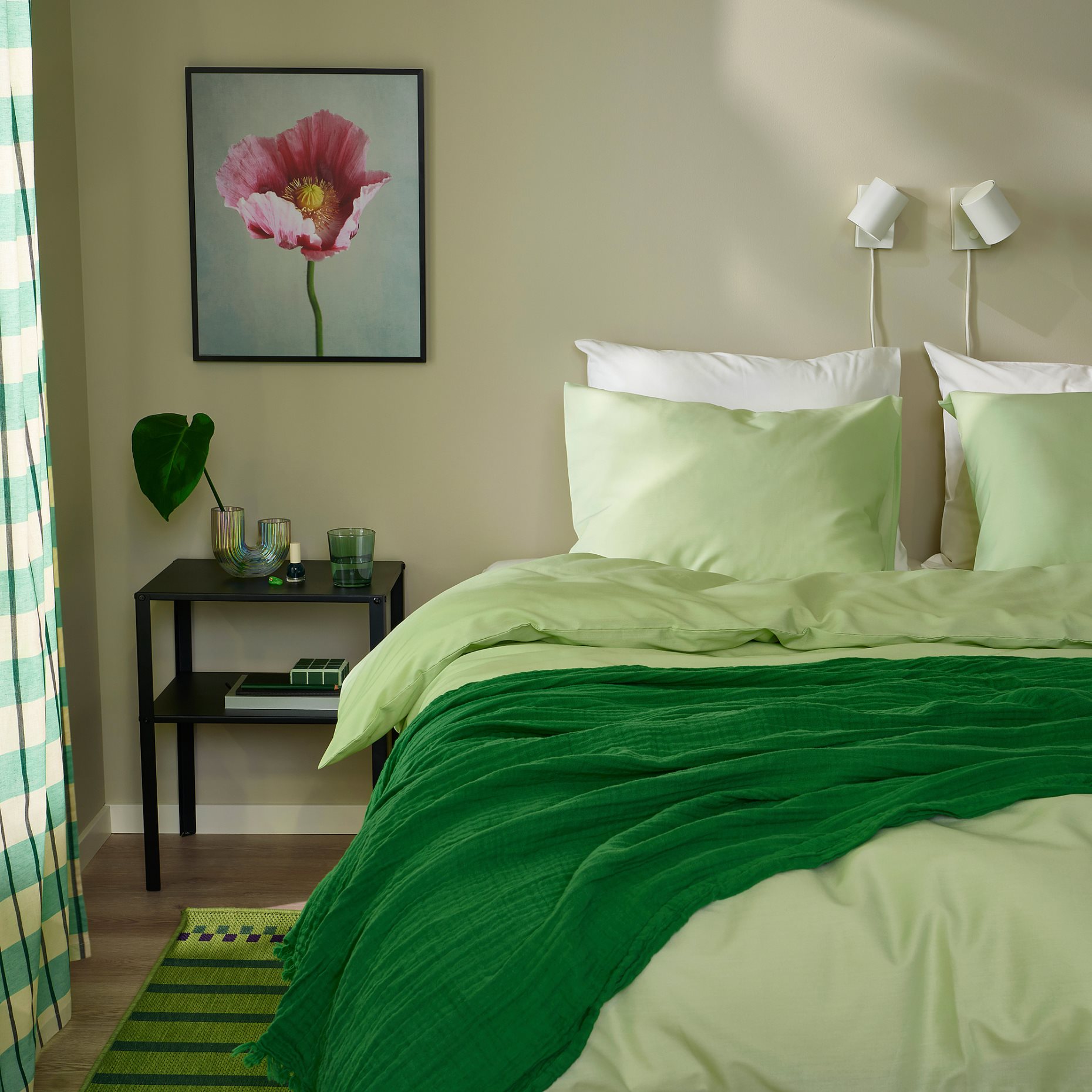 PILTANDVINGE, duvet cover and 2 pillowcases, 240x220/50x60 cm, 005.791.14