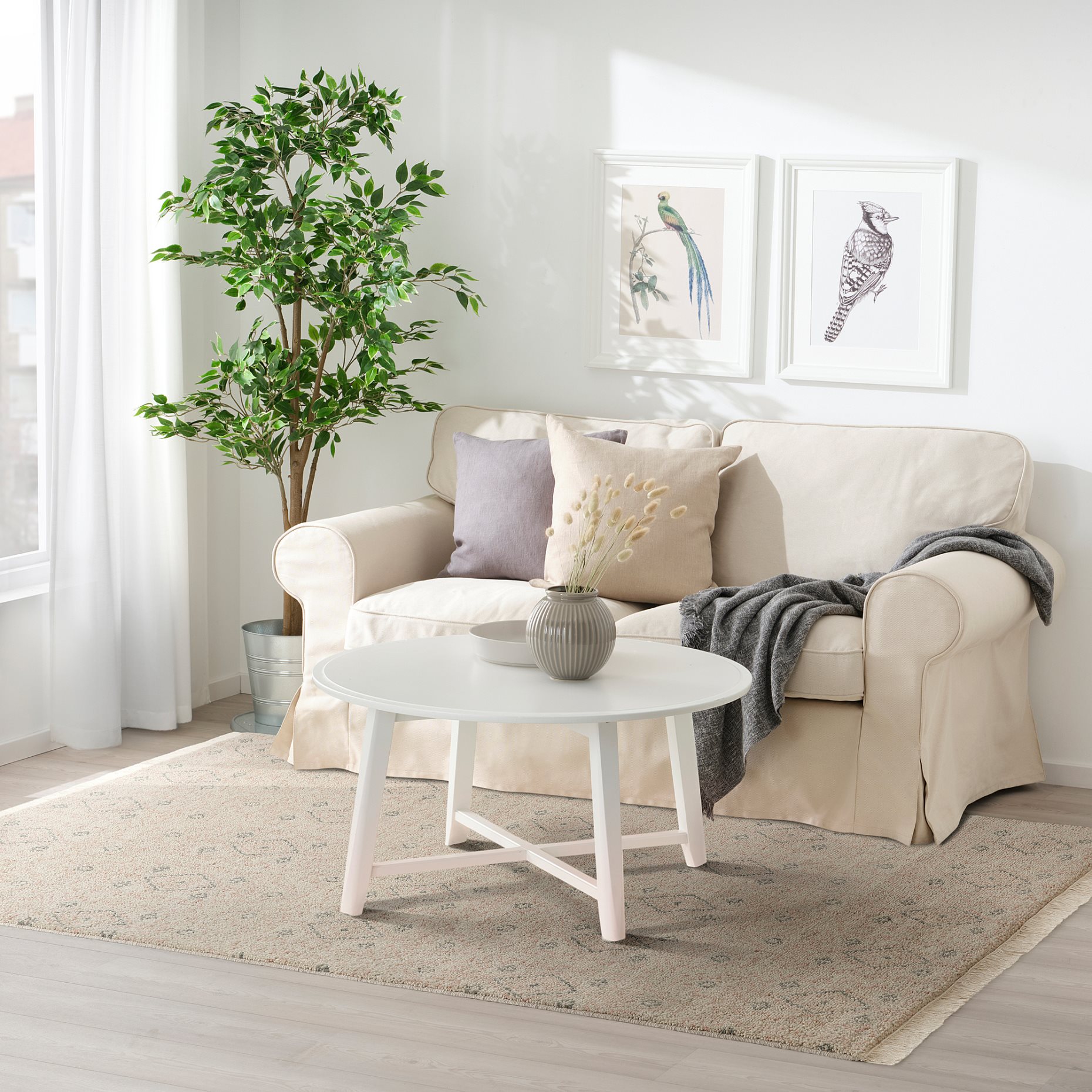 PENSELRAG, rug low pile/handmade, 170x240 cm, 005.830.31