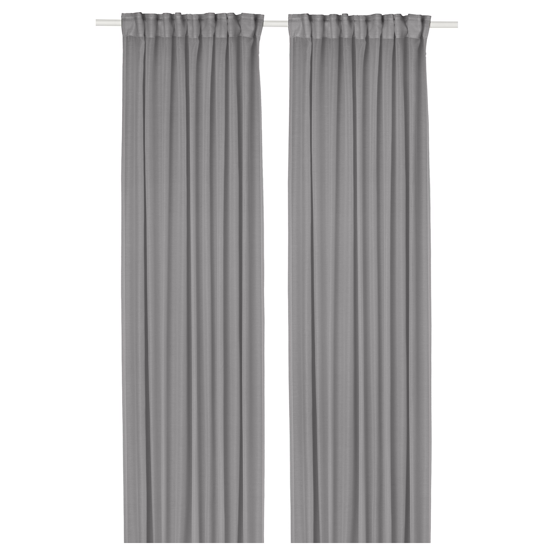 STENFRÖ, sheer curtains with heading tape/1 pair, 145x300 cm, 005.948.88