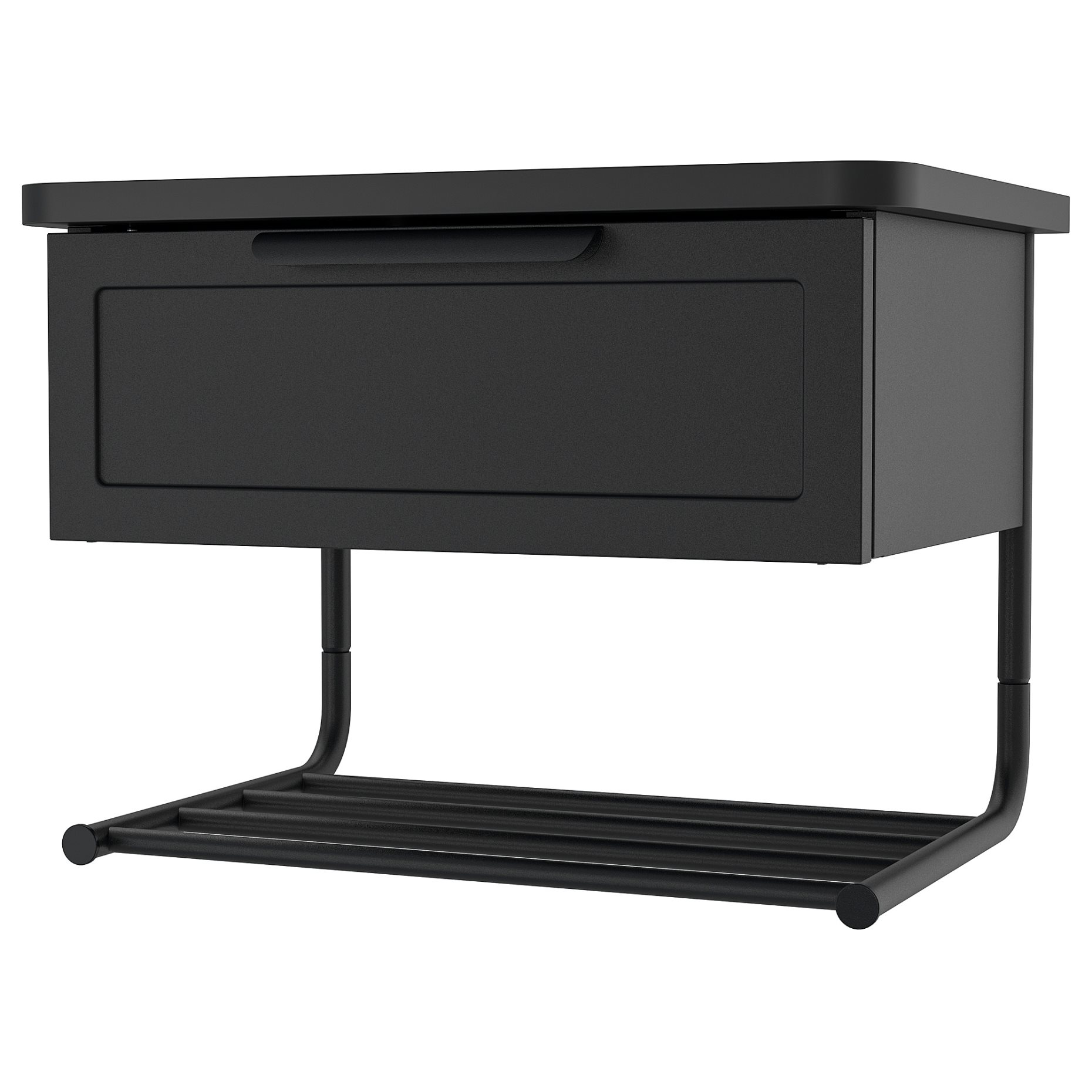 GRÅFJÄLLET, wall-mounted bedside table, 42x29x31 cm, 006.031.14