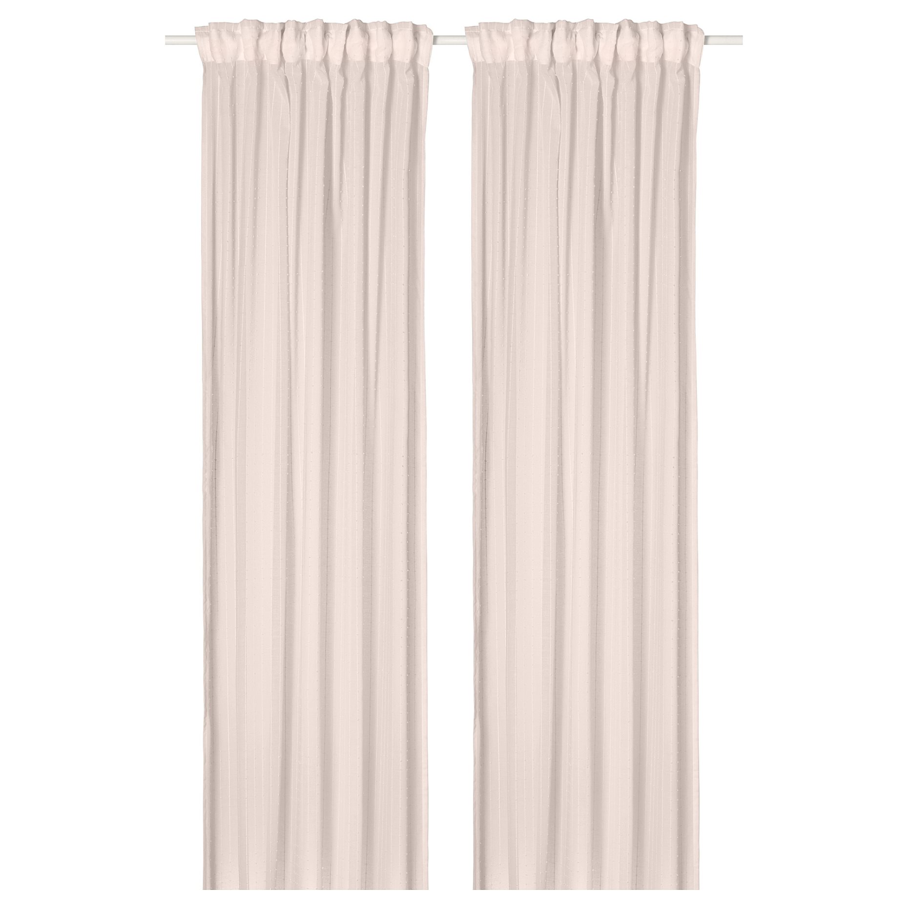 MATILDA, sheer curtains with heading tape 1 pair, 145x280 cm, 006.293.07
