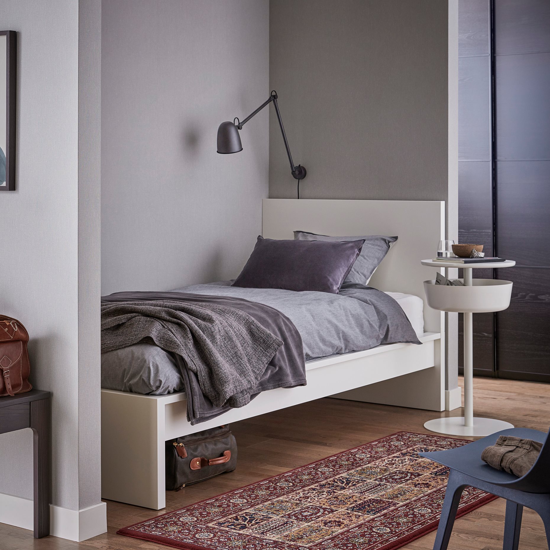 MALM, bed frame/high, 90X200 cm, 090.200.32