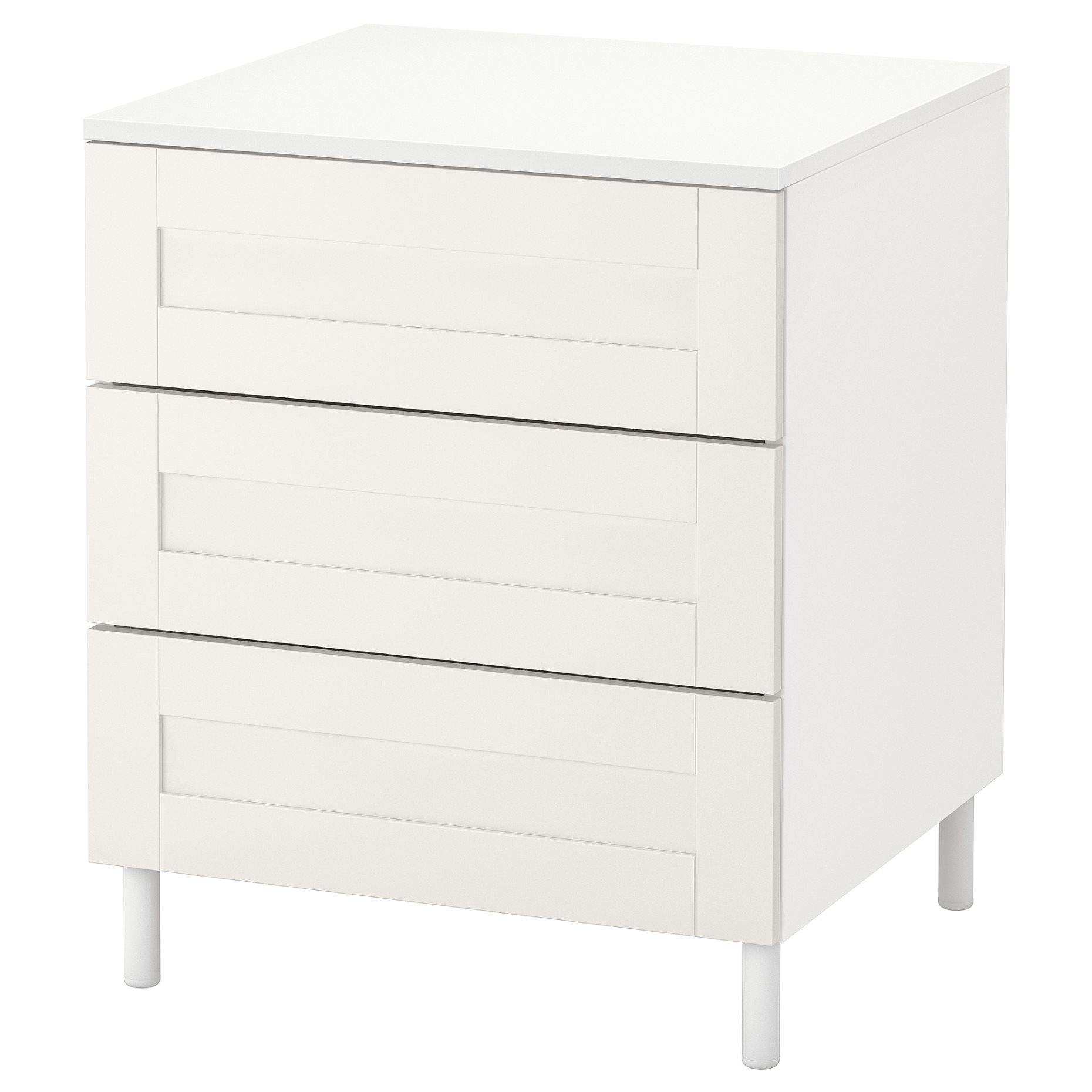 PLATSA, chest of 3 drawers, 60x57x73 cm, 094.878.55
