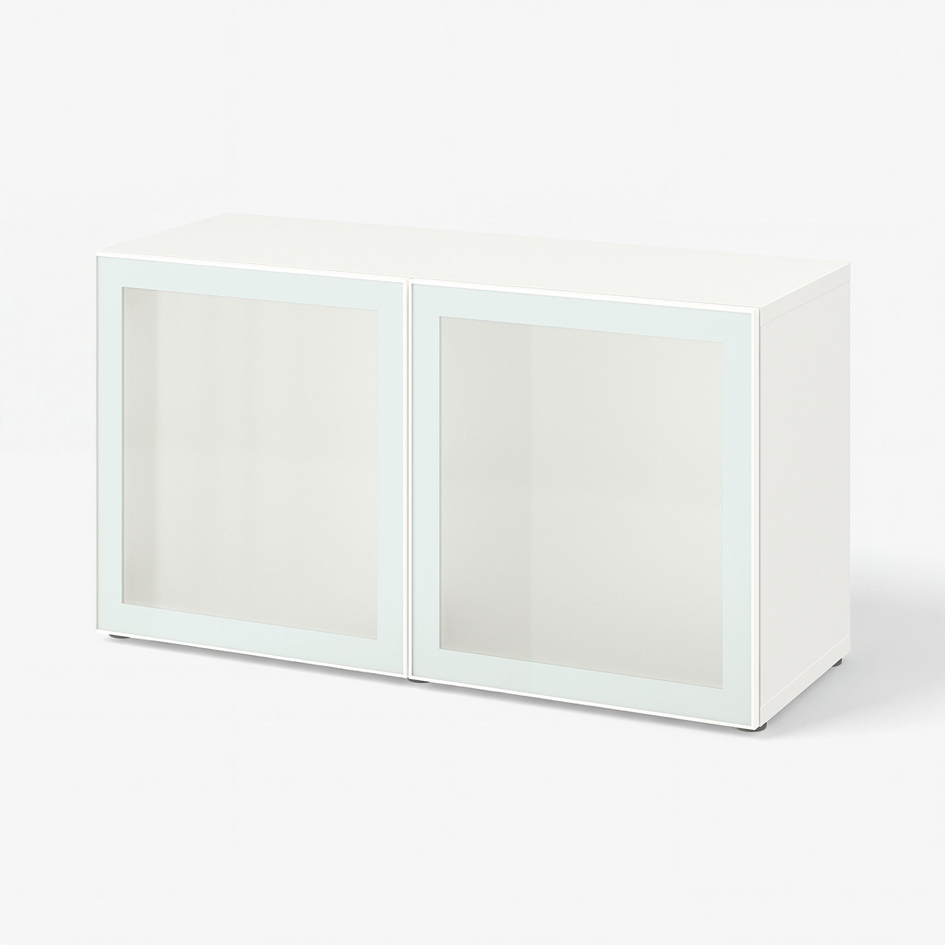 BESTÅ, ραφιέρα με πόρτες, 120x42x64 cm, 094.892.27