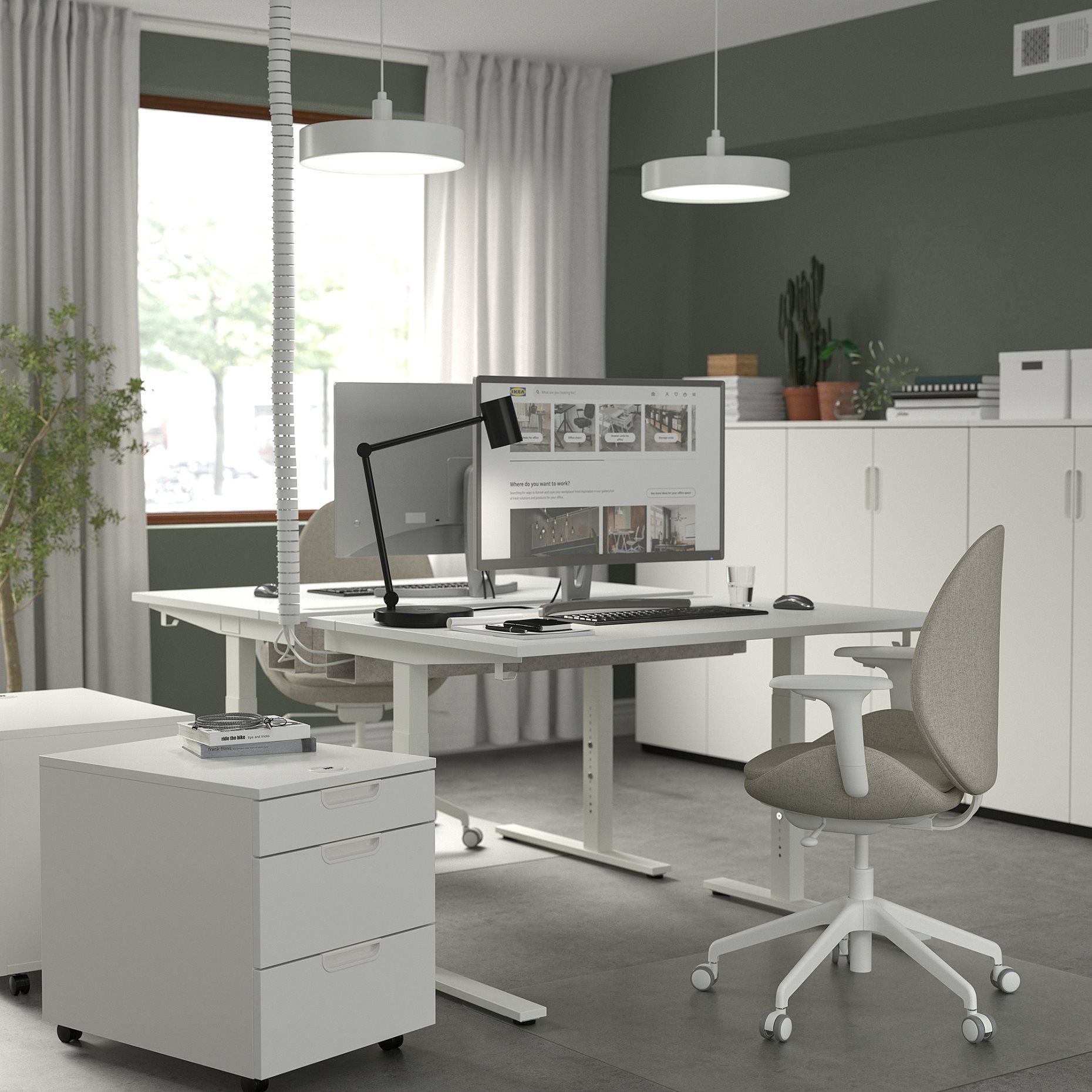 MITTZON, desk, 120x80 cm, 095.260.36