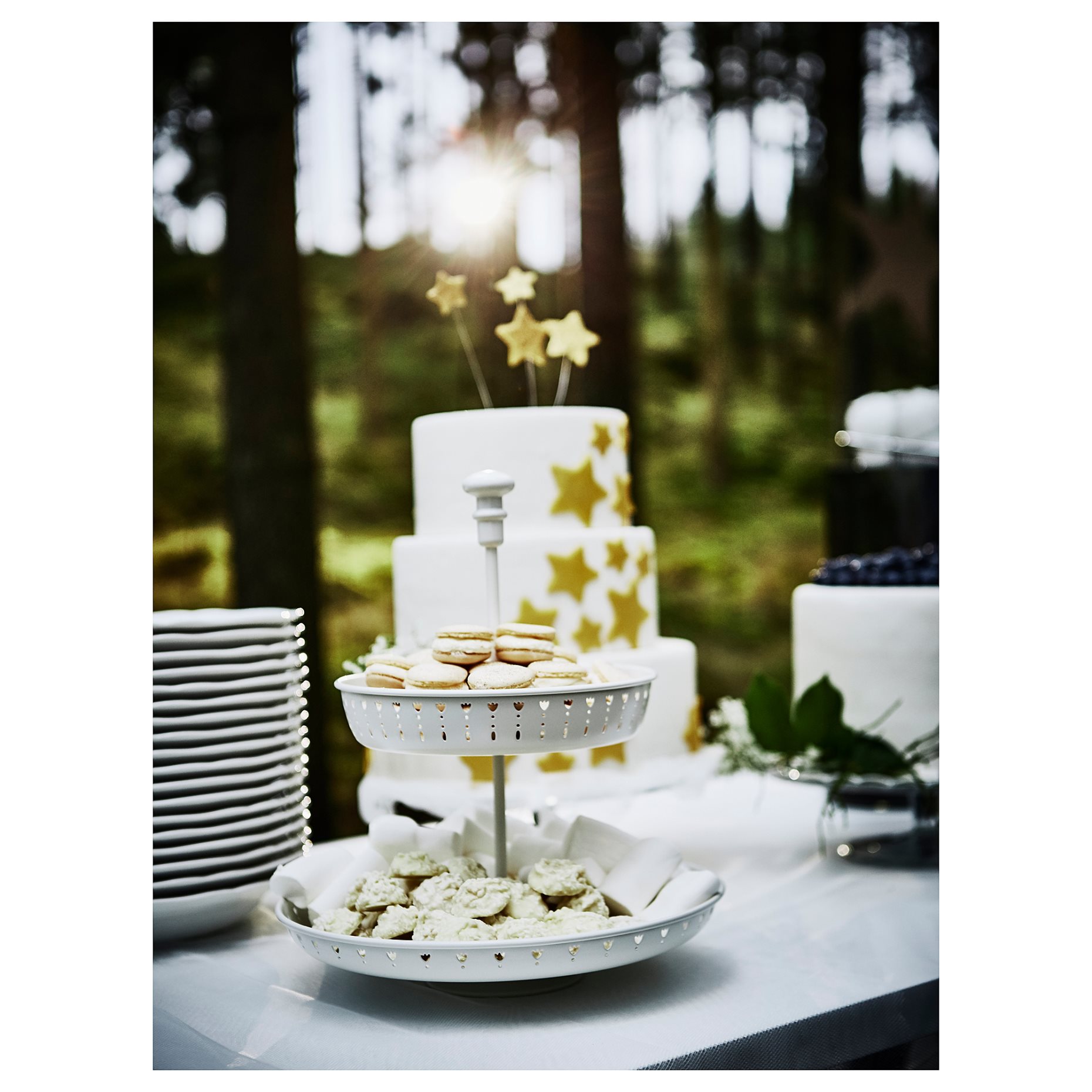 GARNERA, serving stand, two tiers, 102.587.68