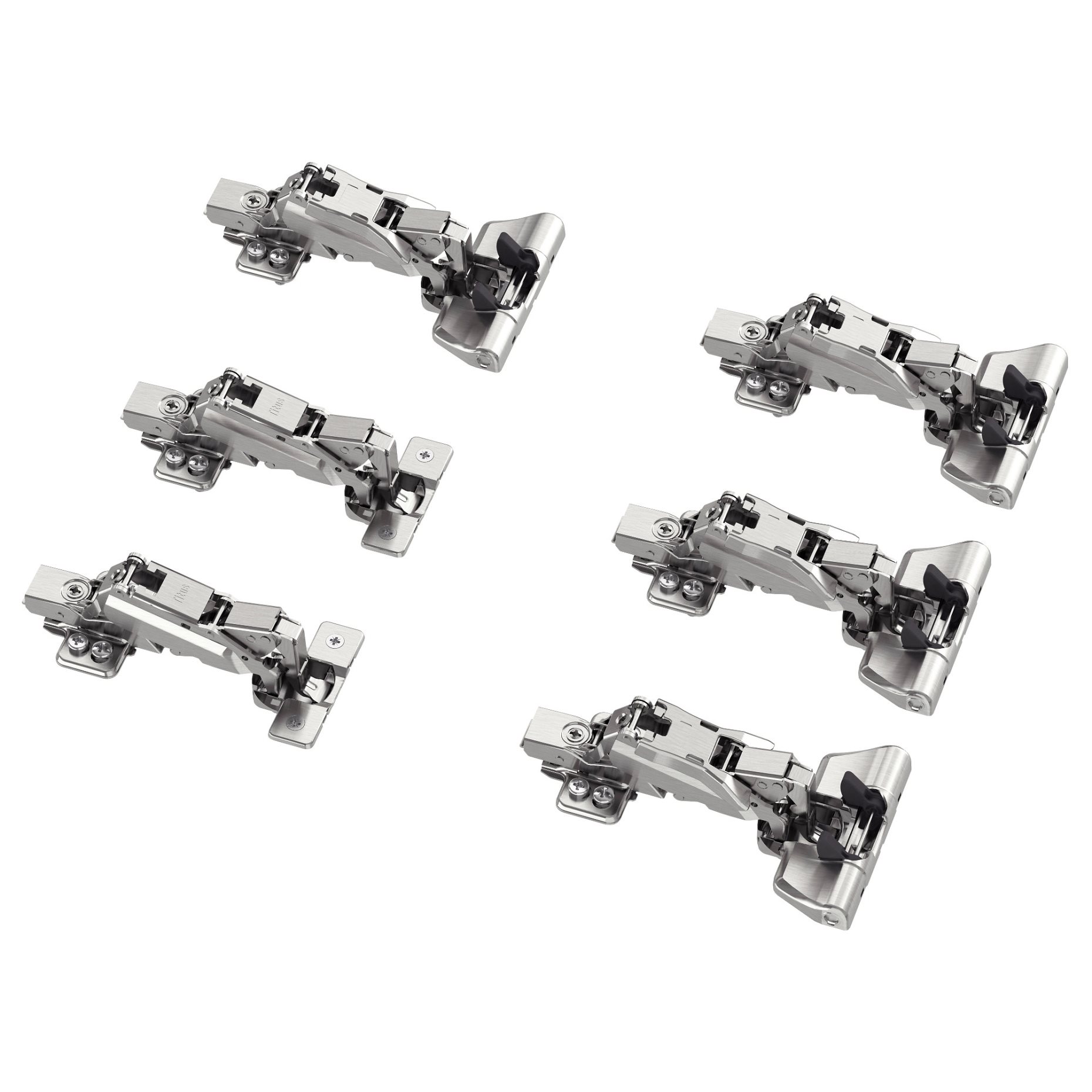 KOMPLEMENT, soft closing hinge for corner section, 6 pack, 103.684.89