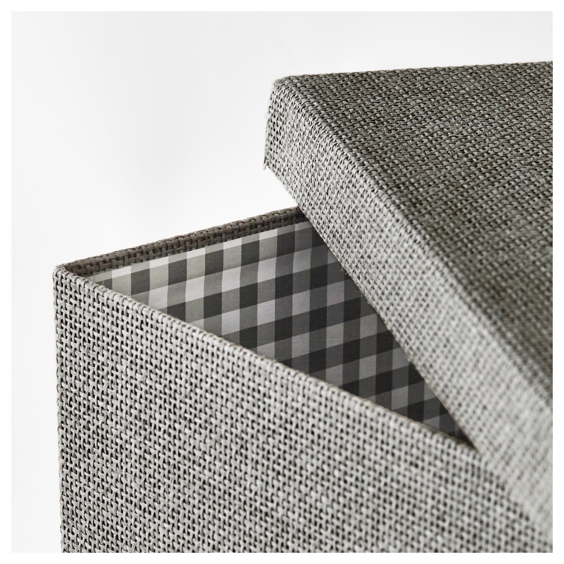 KVARNVIK, storage box with lid, 32x35x32 cm, 104.669.51