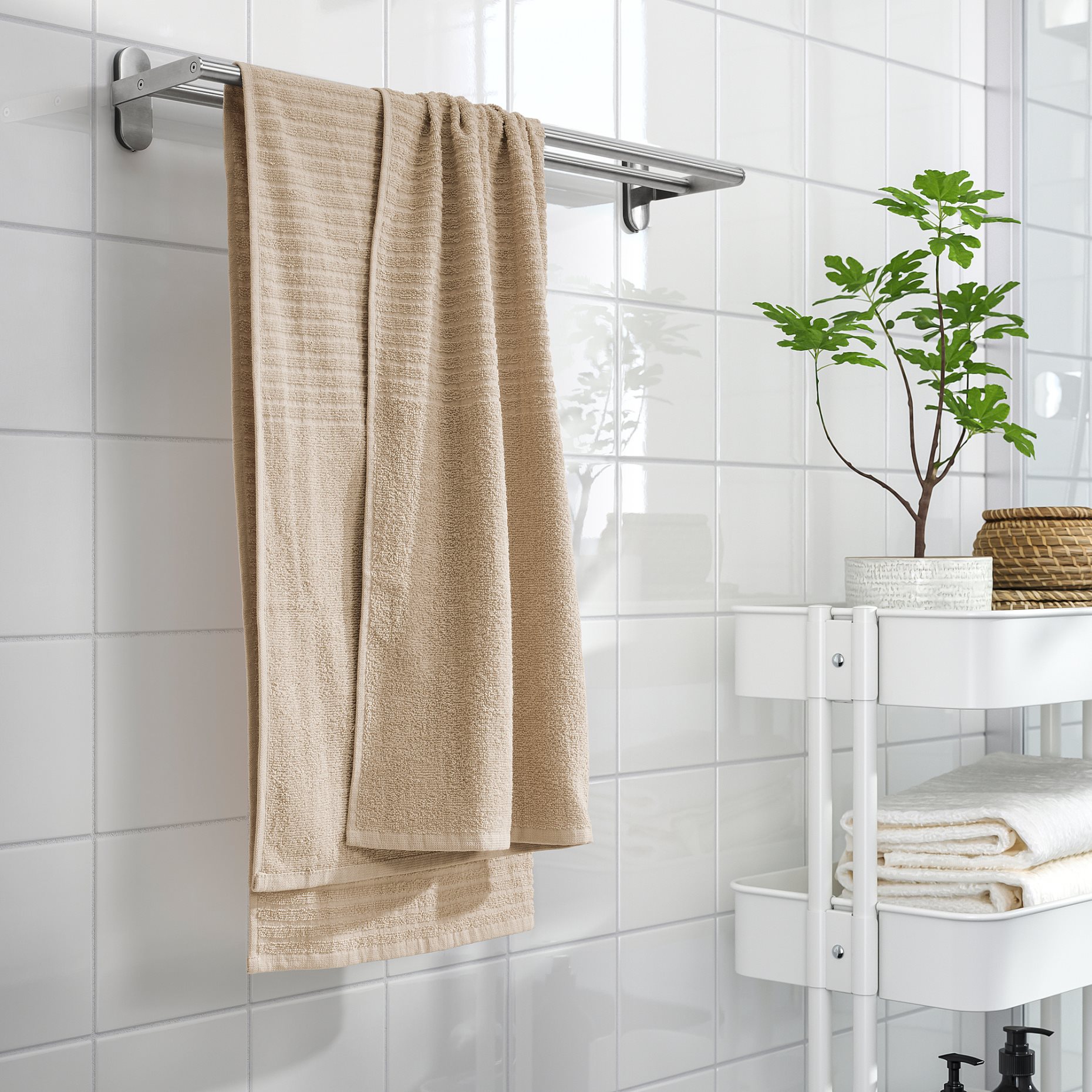 VÅGSJÖN, bath towel, 70x140 cm, 104.946.09