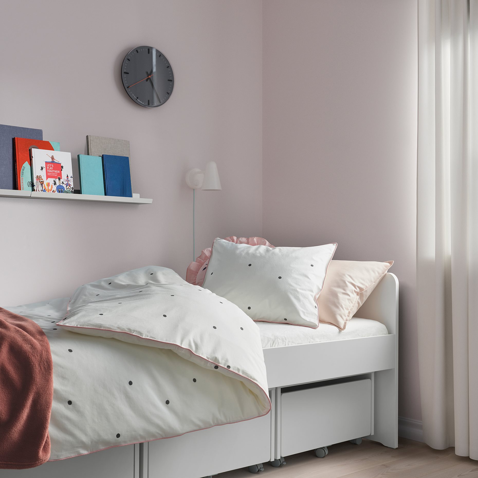 VÄNKRETS, quilt cover and pillowcase, 150x200/50x60 cm, 105.047.26
