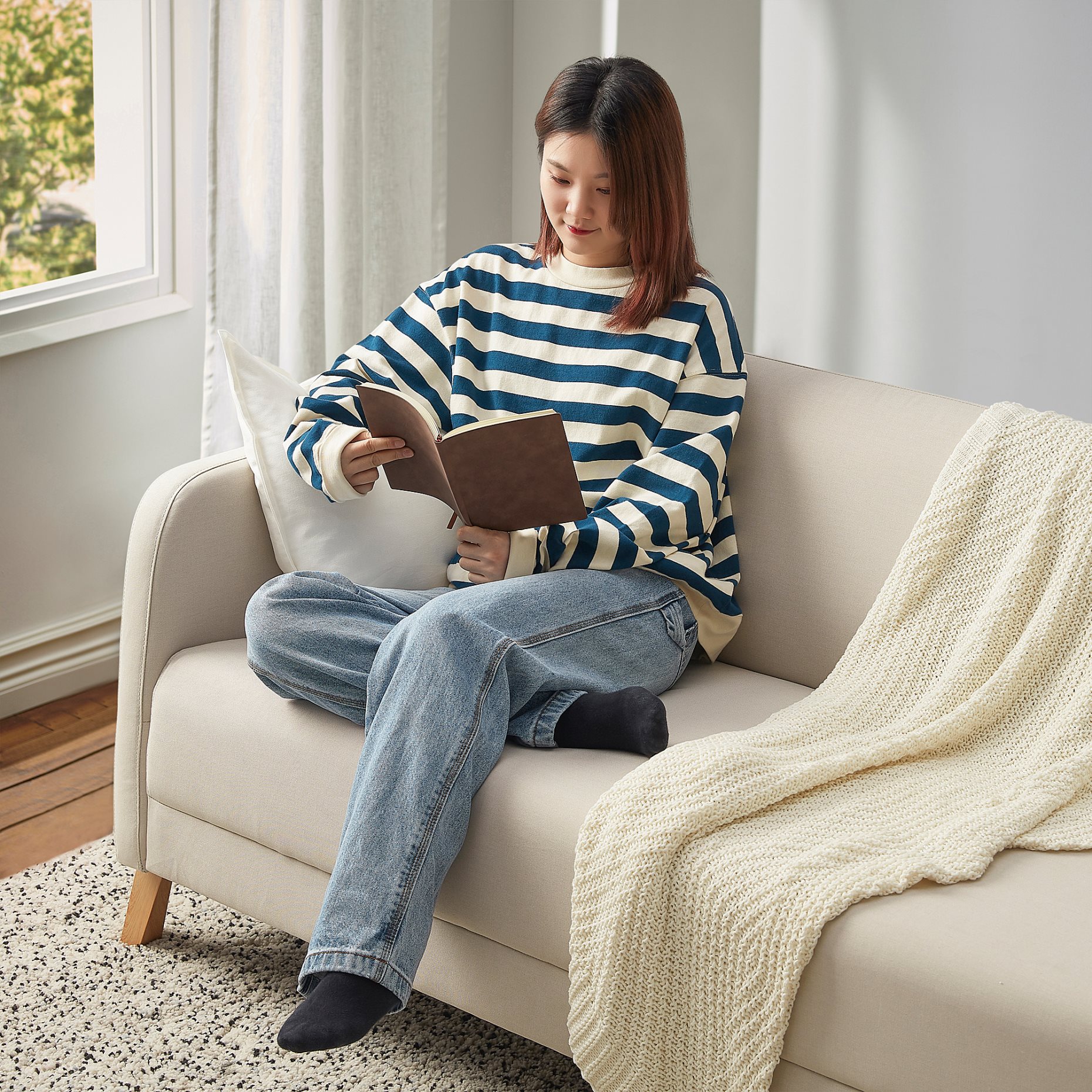 LINANÄS, 3-seat sofa, 105.122.36