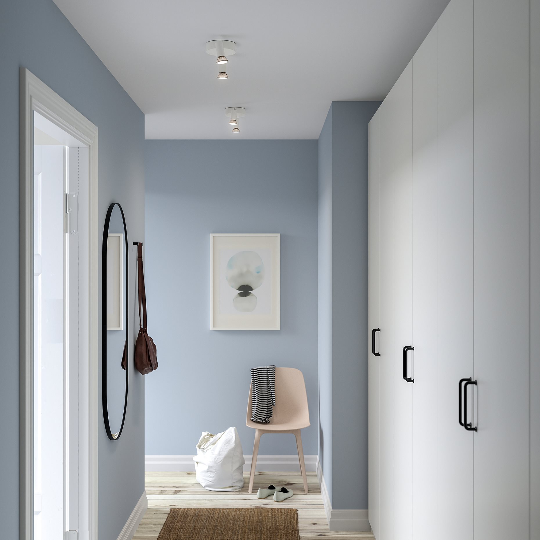 KRUSNATE, ceiling spotlight with 2 spots, 105.620.85
