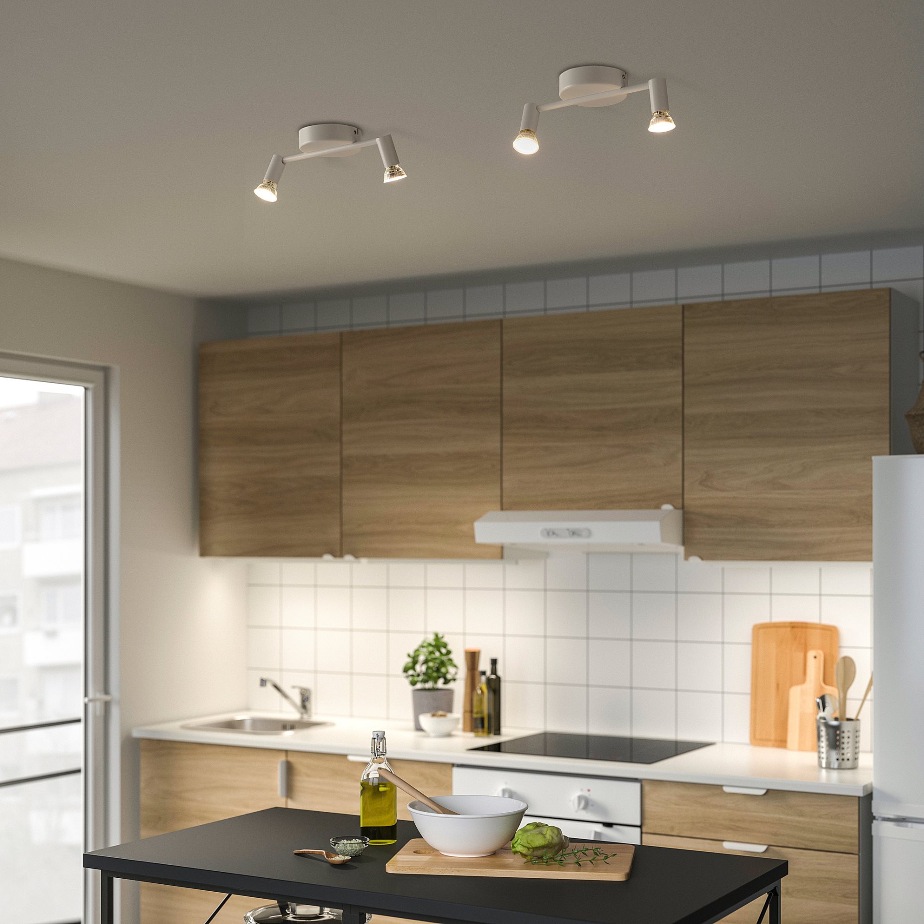 KRUSNATE, ceiling spotlight with 2 spots, 105.620.85