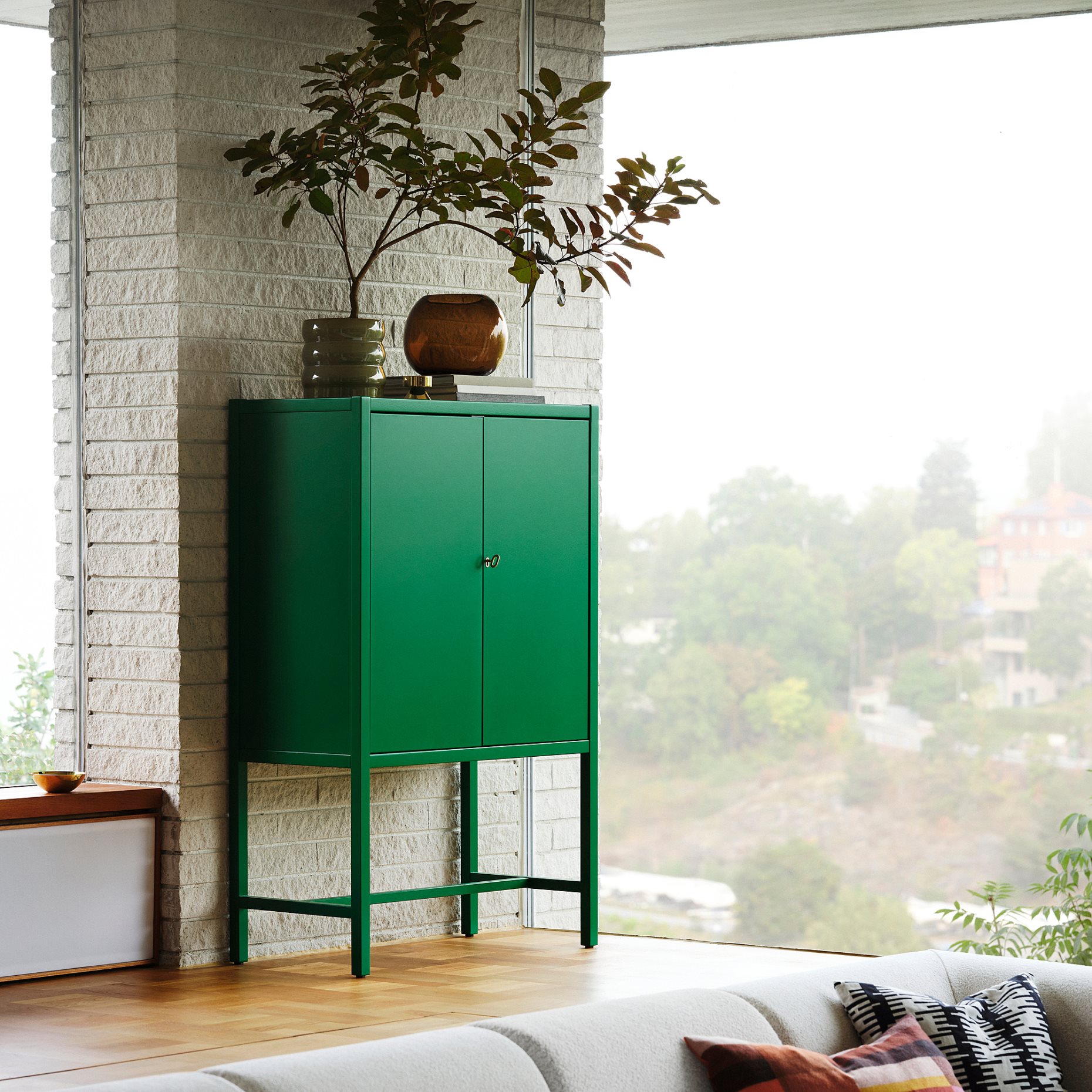 STOCKHOLM 2025, cabinet with 2 doors, 80x40x126 cm, 105.864.92