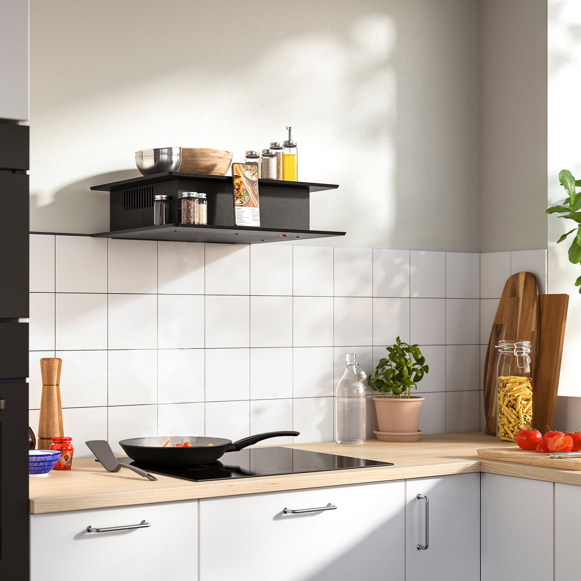 VIGGBO, απορροφητήρας τοίχου/IKEA 300, 52 cm, 105.931.38
